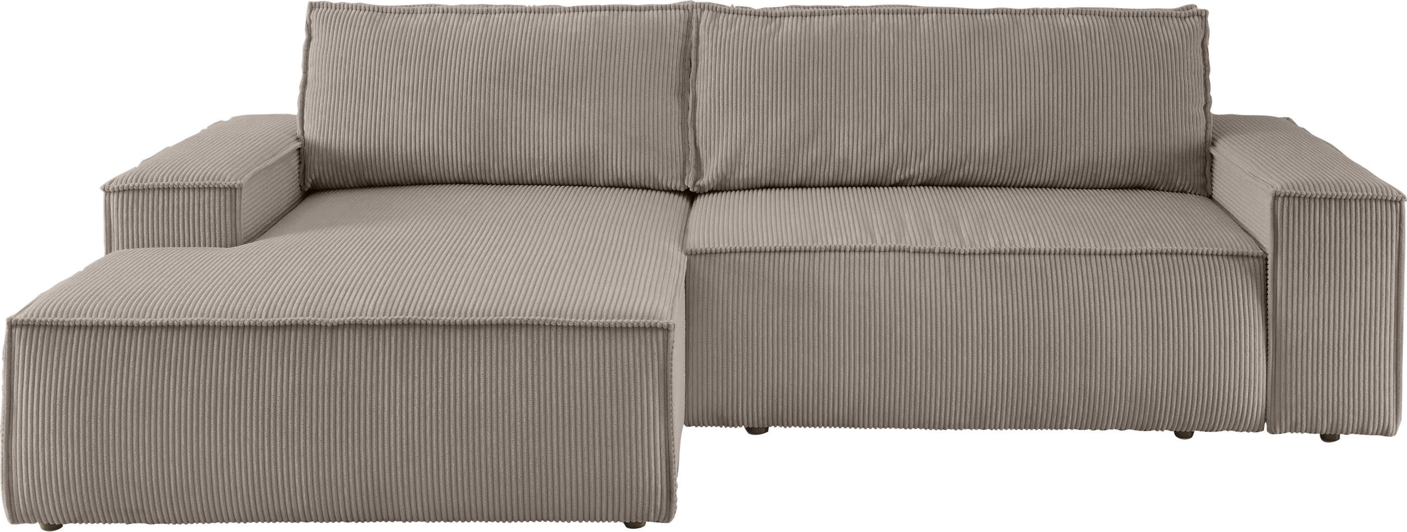 Home affaire Ecksofa SHERWOOD Schlafsofa 267 günstig online kaufen