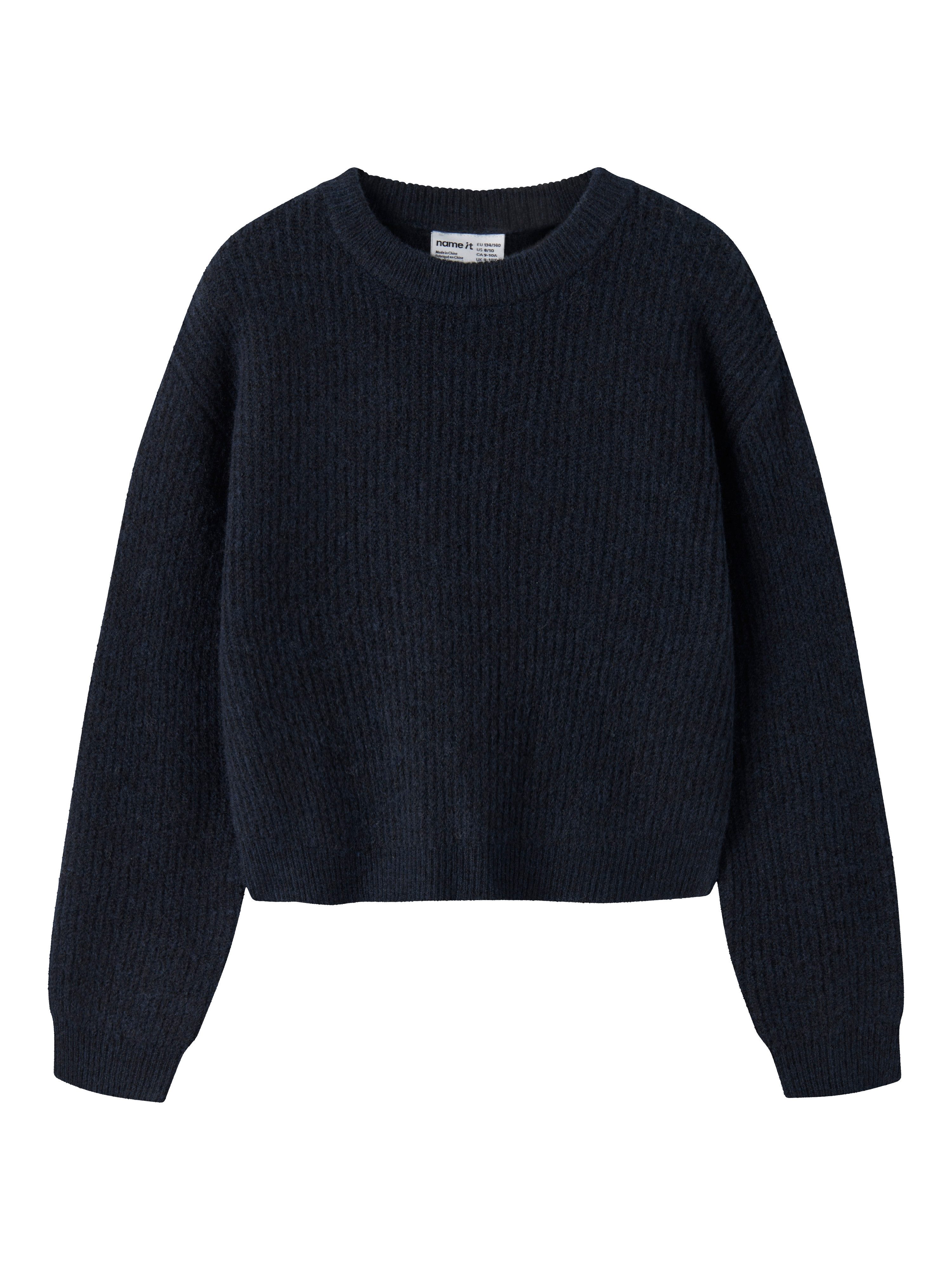 Name It Strickpullover NKFHOLLY LS BOXY SHORT KNIT NOOS