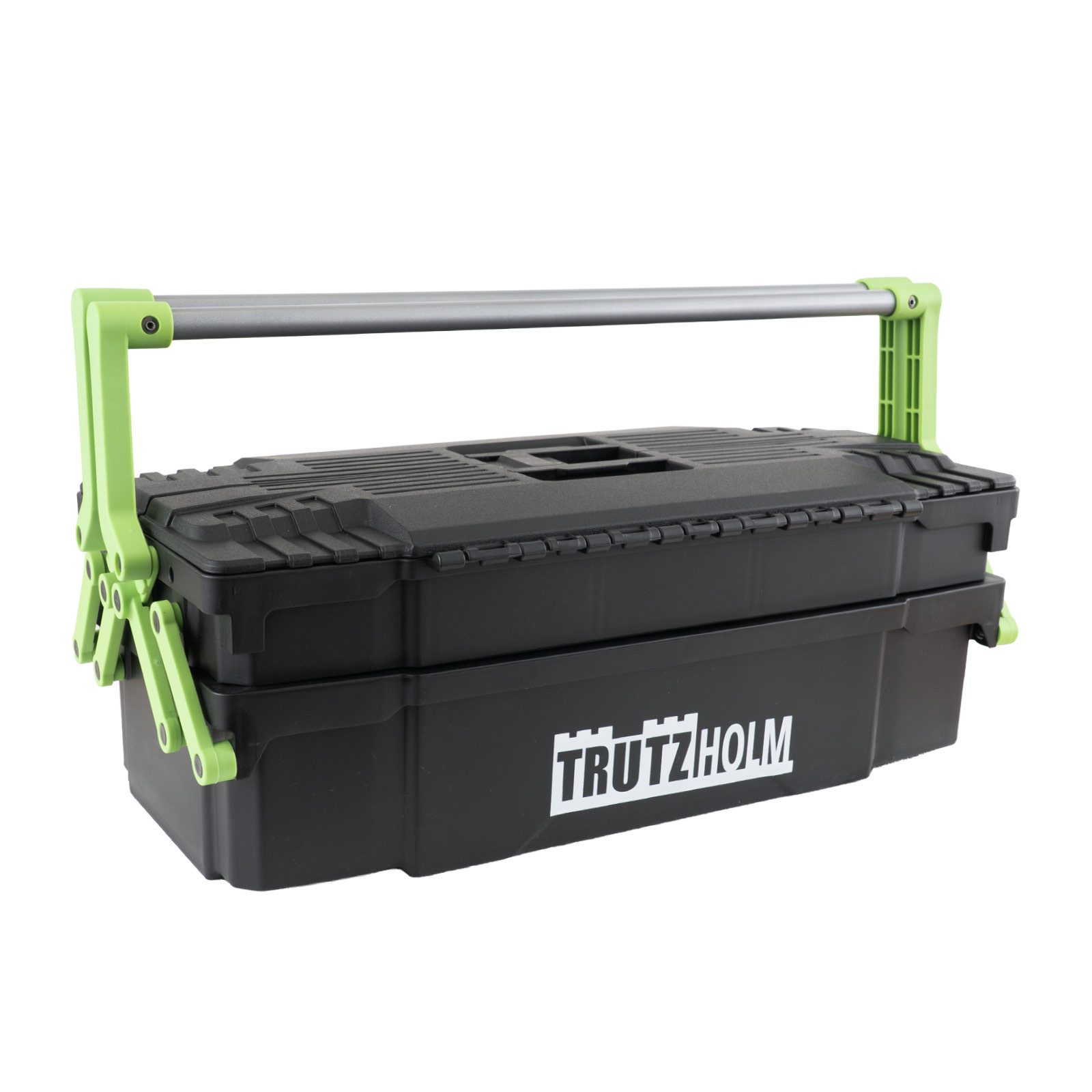 TRUTZHOLM Werkzeugkoffer 2-lagig 30kg Traglast 8 Fächer flexibel anpassbar 42x17x16 cm