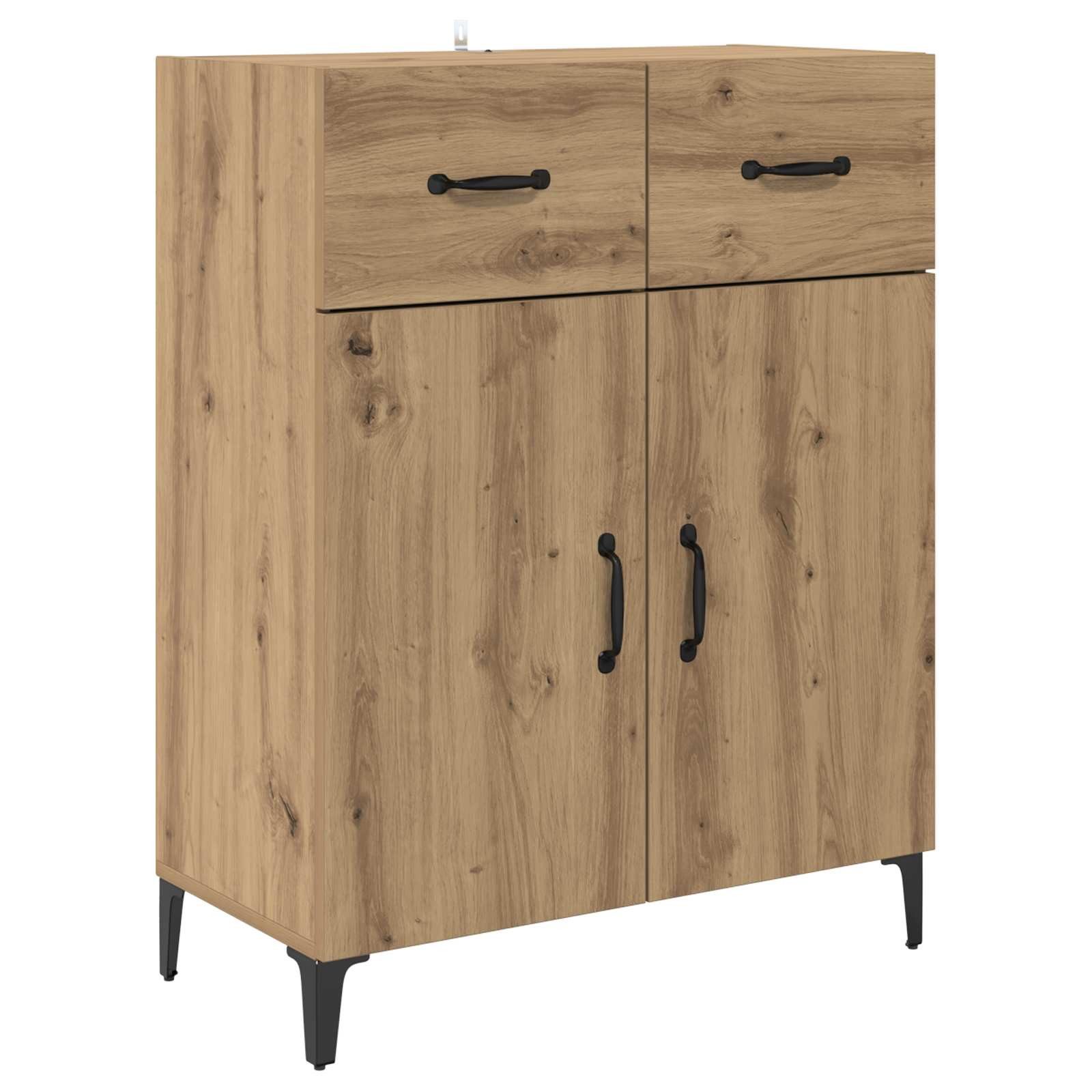 vidaXL Sideboard Sideboard Artisan-Eiche 69,5 x 34 x 90 cm Holzwerkstoff (1 St)