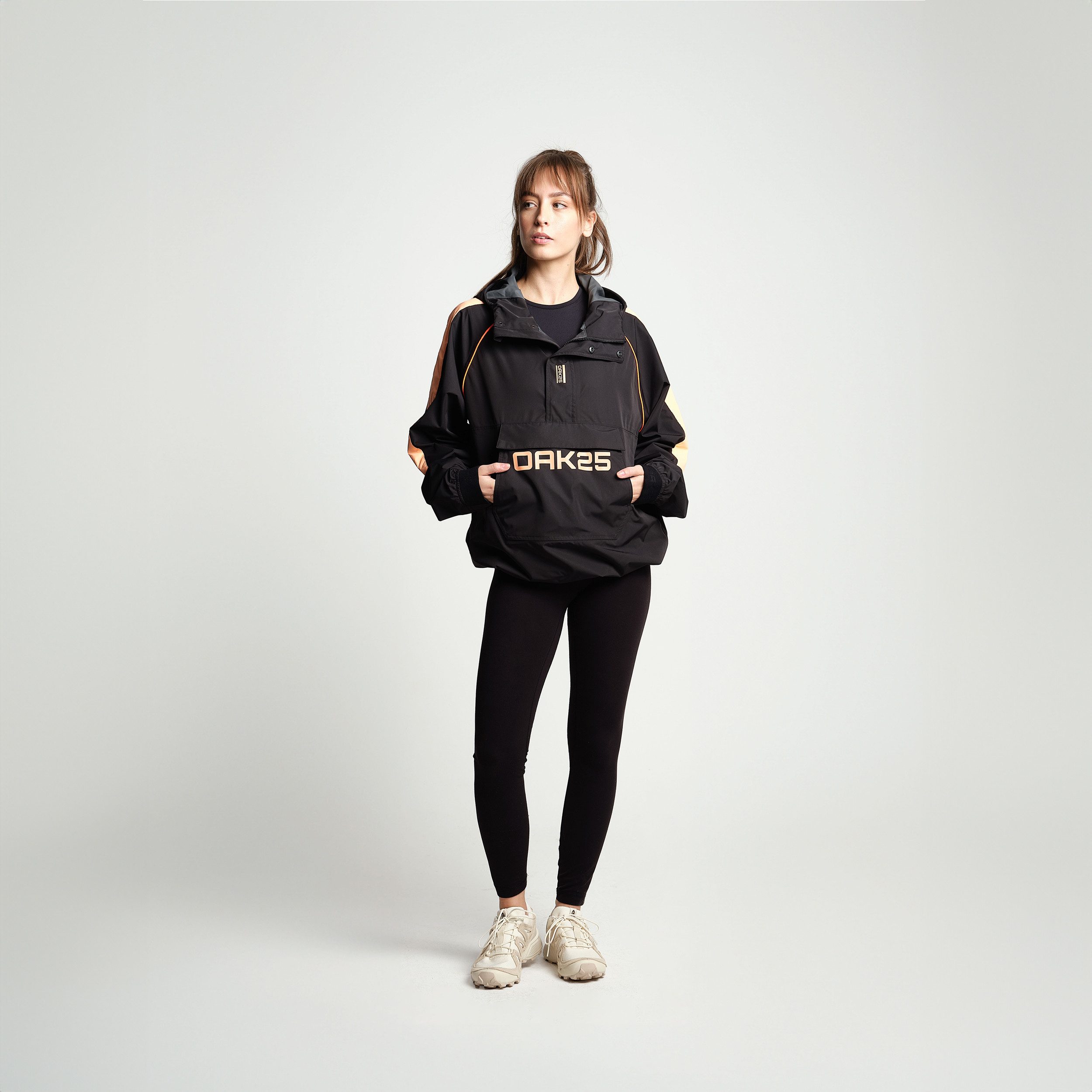 OAK25 Regenjacke Commute Rainbreaker Windbreaker Regenjacke (1-St) Verstaubare Übergangsjacke, 10.000mm Wassersäule