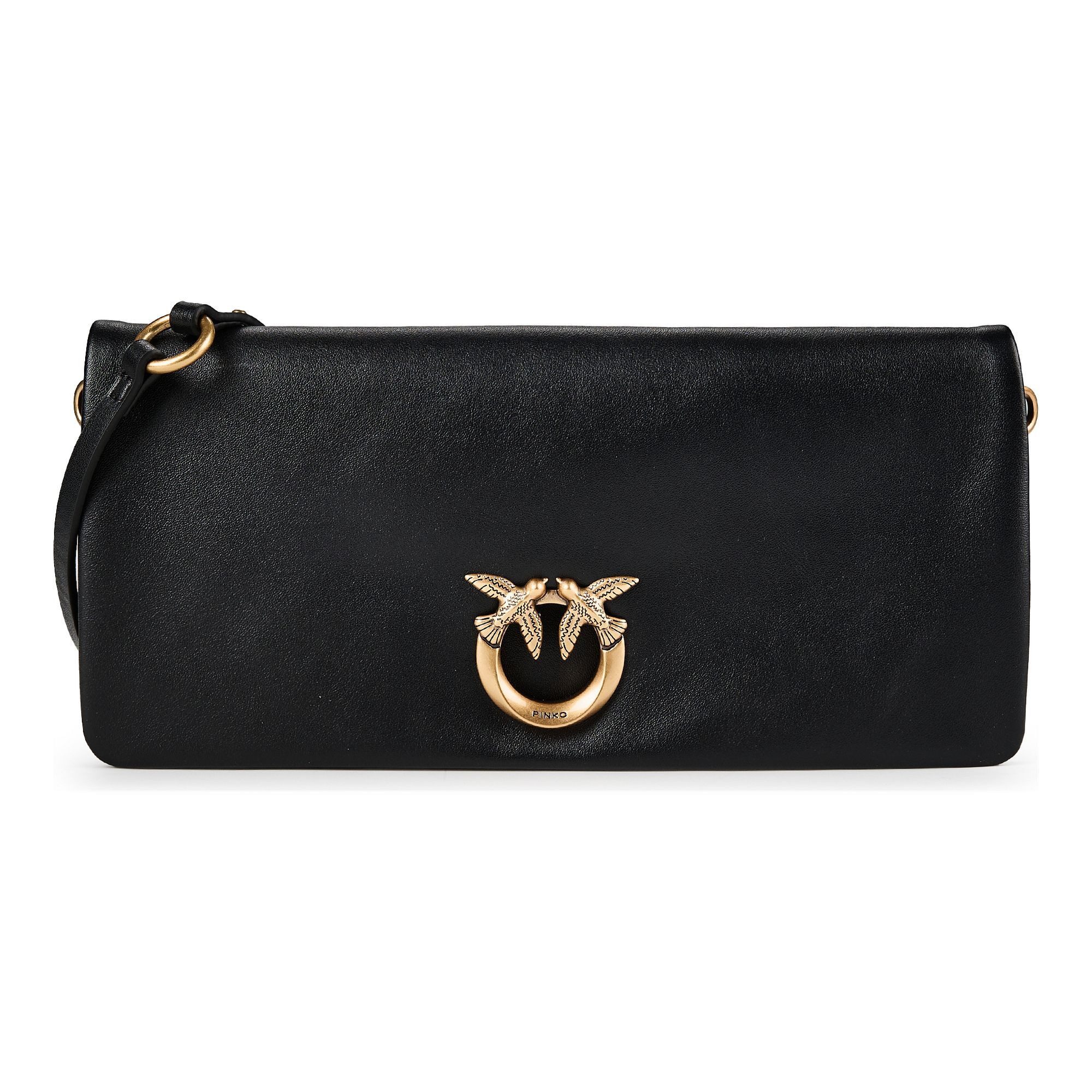 PINKO Clutch Love Soft, Leder