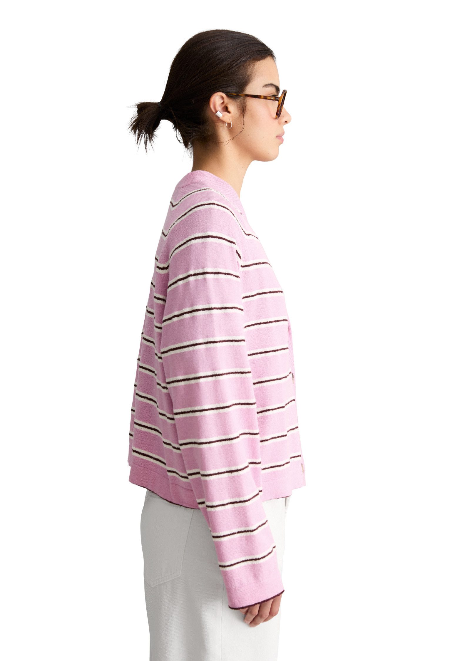 Marc O'Polo DENIM Cardigan aus Organic-Cotton-Modal-Mix