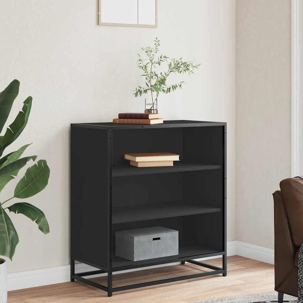 vidaXL Sideboard Sideboard Schwarz 68x35x76 cm günstig online kaufen