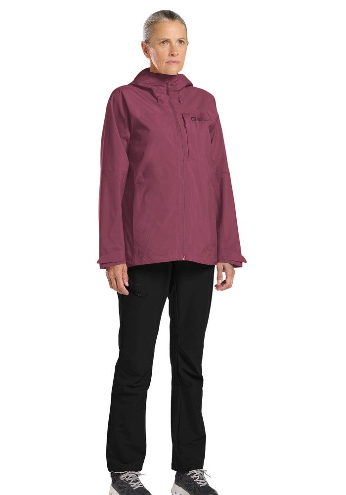 Jack Wolfskin Funktionsjacke TEMPEST 2L JKT W Wetterschutzjacke, wasser-und winddicht, atmungsaktiv
