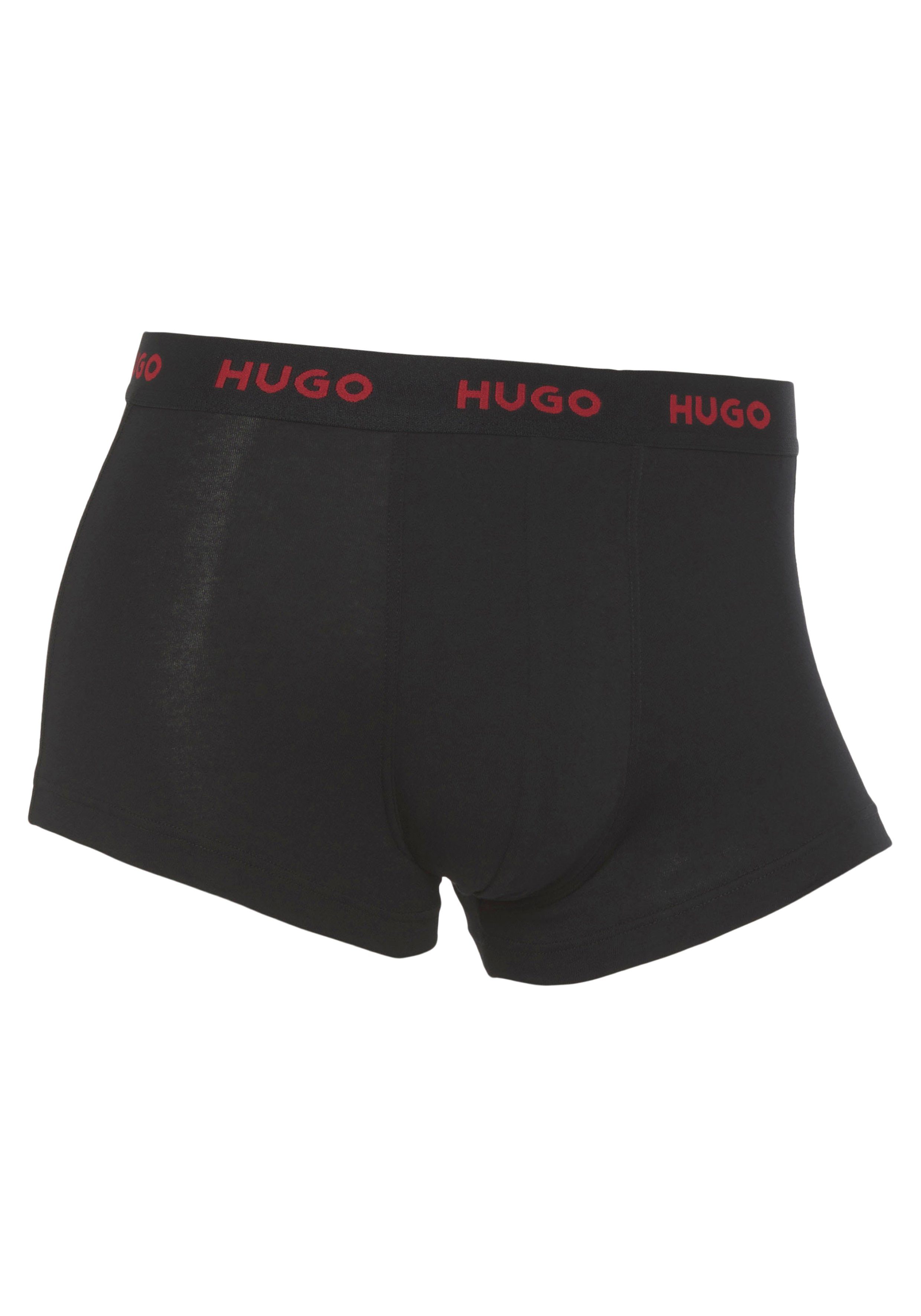 HUGO Trunk TRUNK 3er 3-St., elastischem Open_Miscellaneous Pack) mit PACK (Packung, Logobund TRIPLET