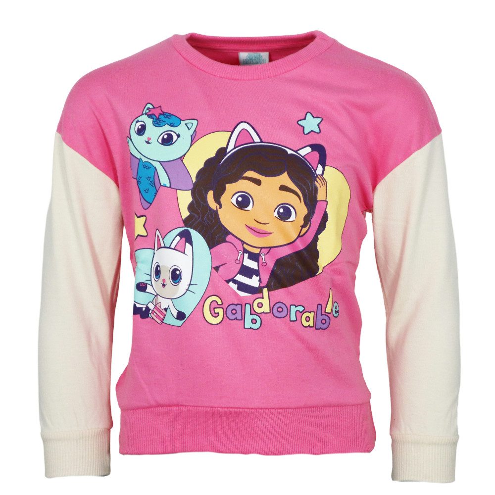 Rundhalspullover Gabbys Dollhouse Kinder Mädchen Sweater Pulli