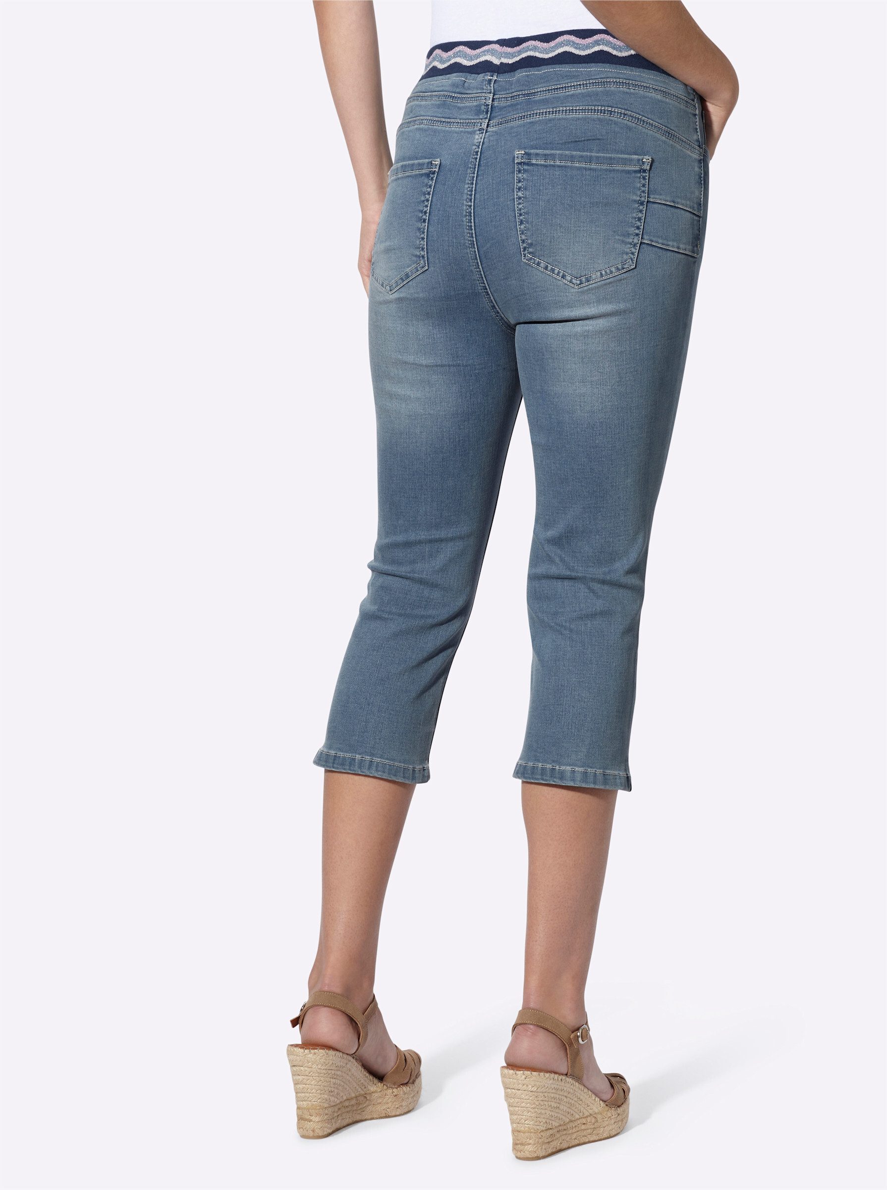 heine Jeansshorts Capri-Jeans normal