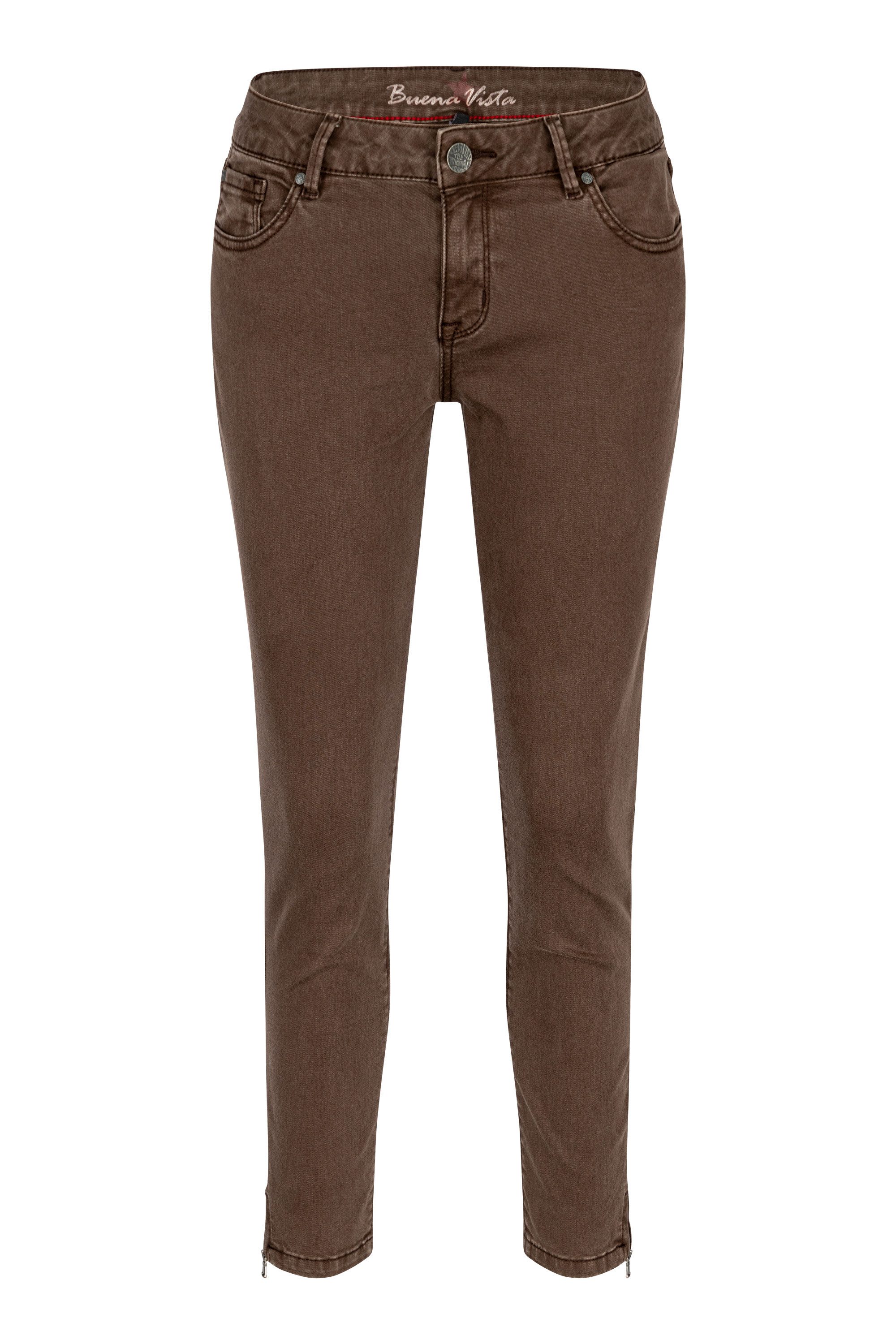 Buena Vista Stretch-Jeans BUENA VISTA ITALY V 7/8 kaffee 2603 B5311 4141.8340 - Stretch Twill