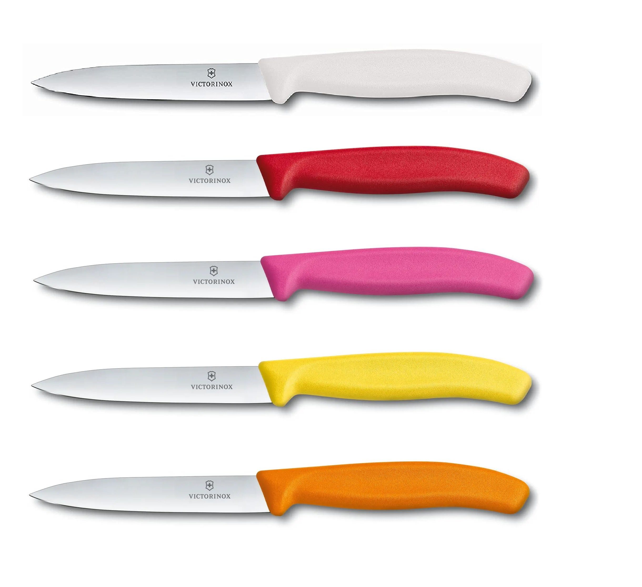 Victorinox Tafelmesser 5 Stück Gemüsemesser Swiss Classic Bunt 10 cm