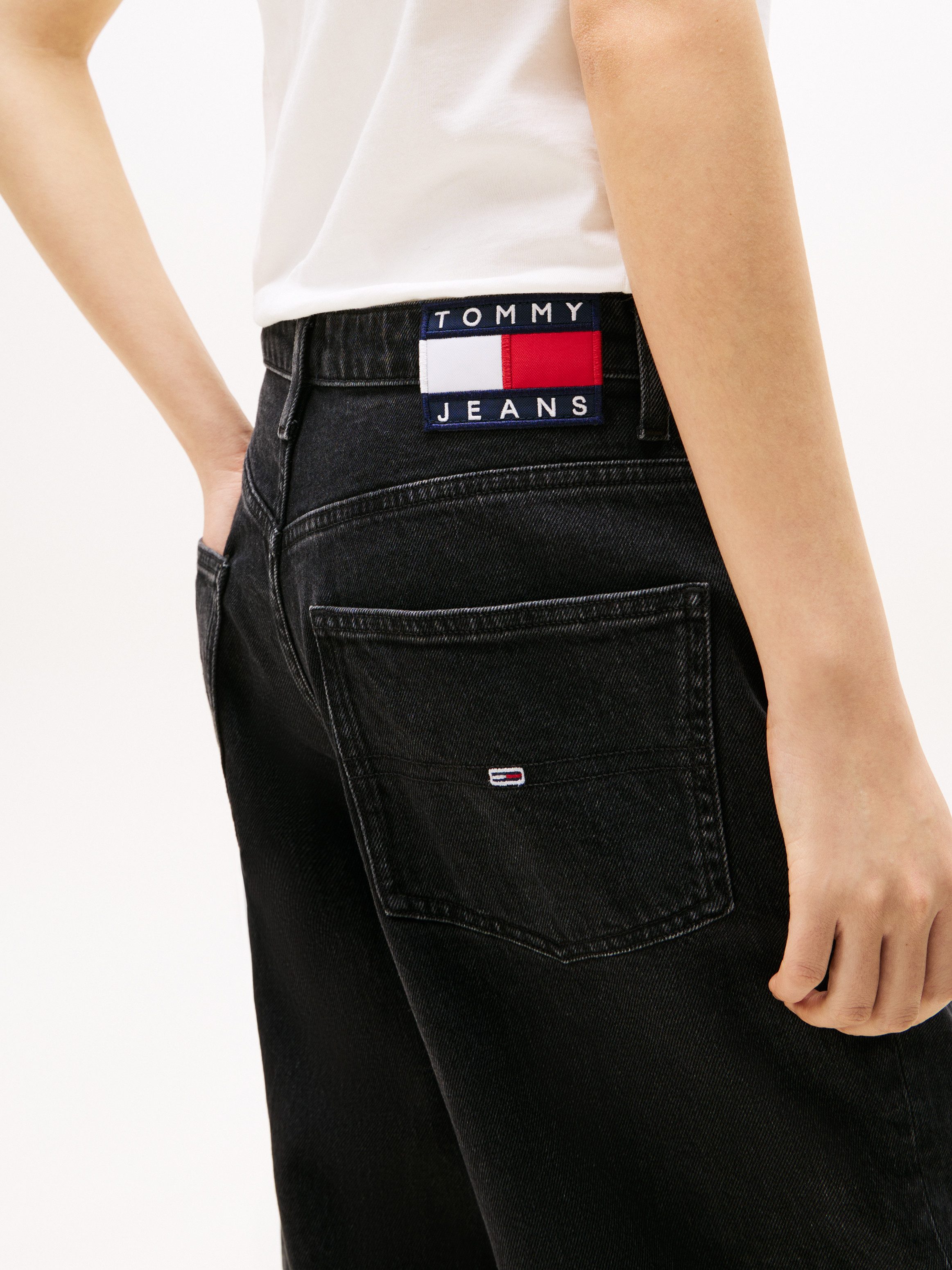 Tommy Jeans Relax-fit-Jeans MIA MR RLXD STR in blauer Waschung, mit Hammers günstig online kaufen