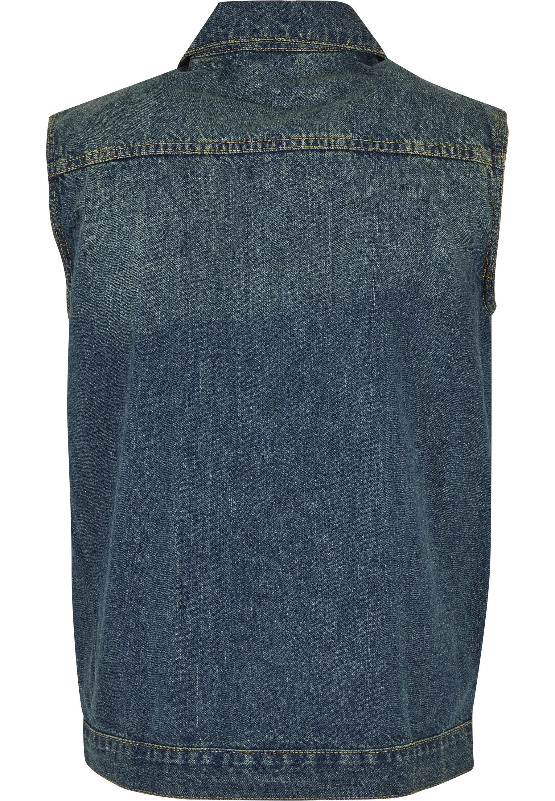 URBAN CLASSICS Jerseyweste Urban Classics Herren Denim Vest (1-tlg)