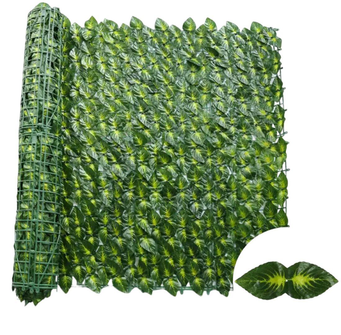 Kunstranke Künstlicher Hecken Sichtschutz, UV Geschützt Sichtschutz, Agger, Höhe 100 cm, Balkon Sichtschutze, Zaun Sichtschutzgitter für Garten Hochzeit