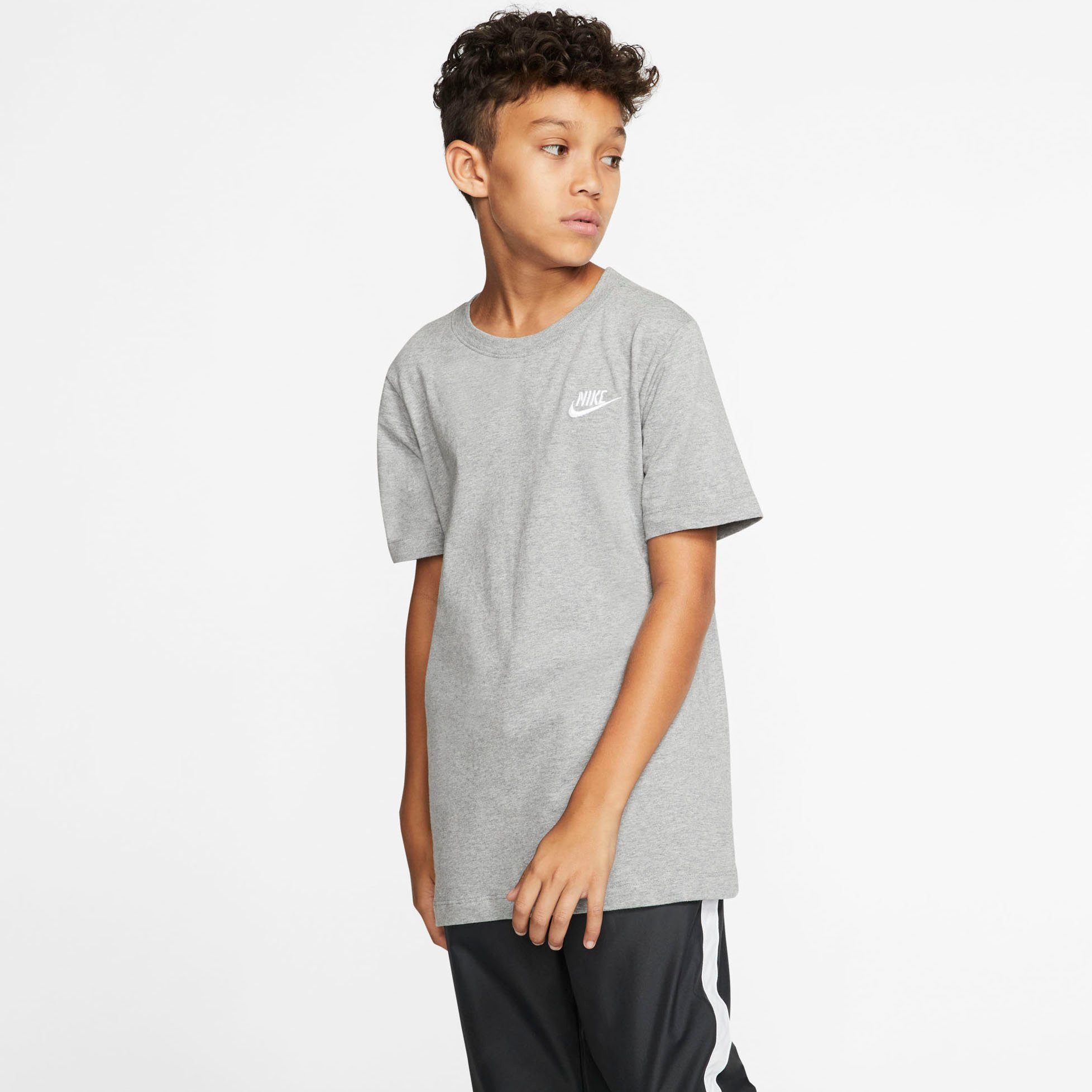 Nike Sportswear T-Shirt BIG grau-meliert KIDS' T-SHIRT