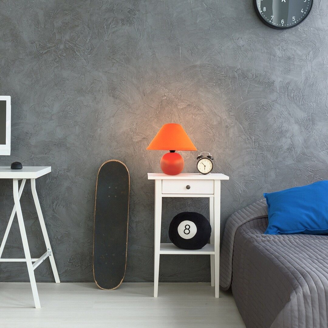 Rabalux LED Leselampe "Ariel" Keramik, orange, günstig online kaufen