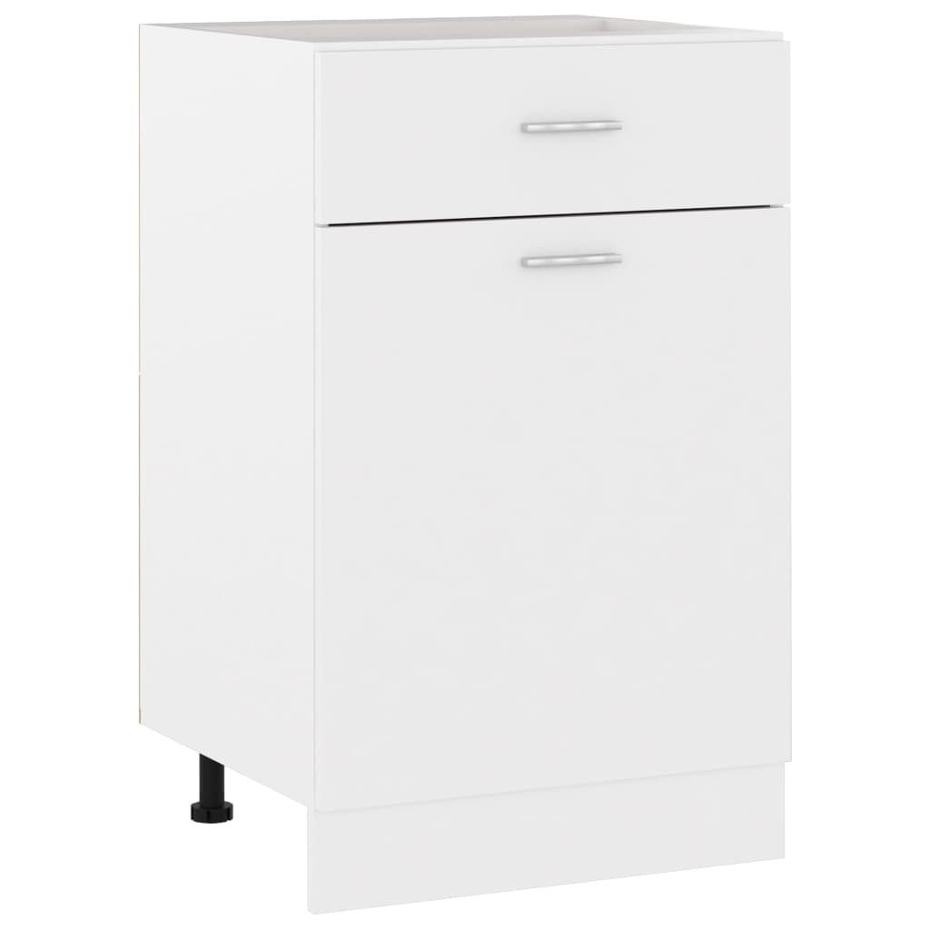 DOTMALL Auszugsunterschrank Schubunterschrank Weiß 50x46x81,5 cm günstig online kaufen