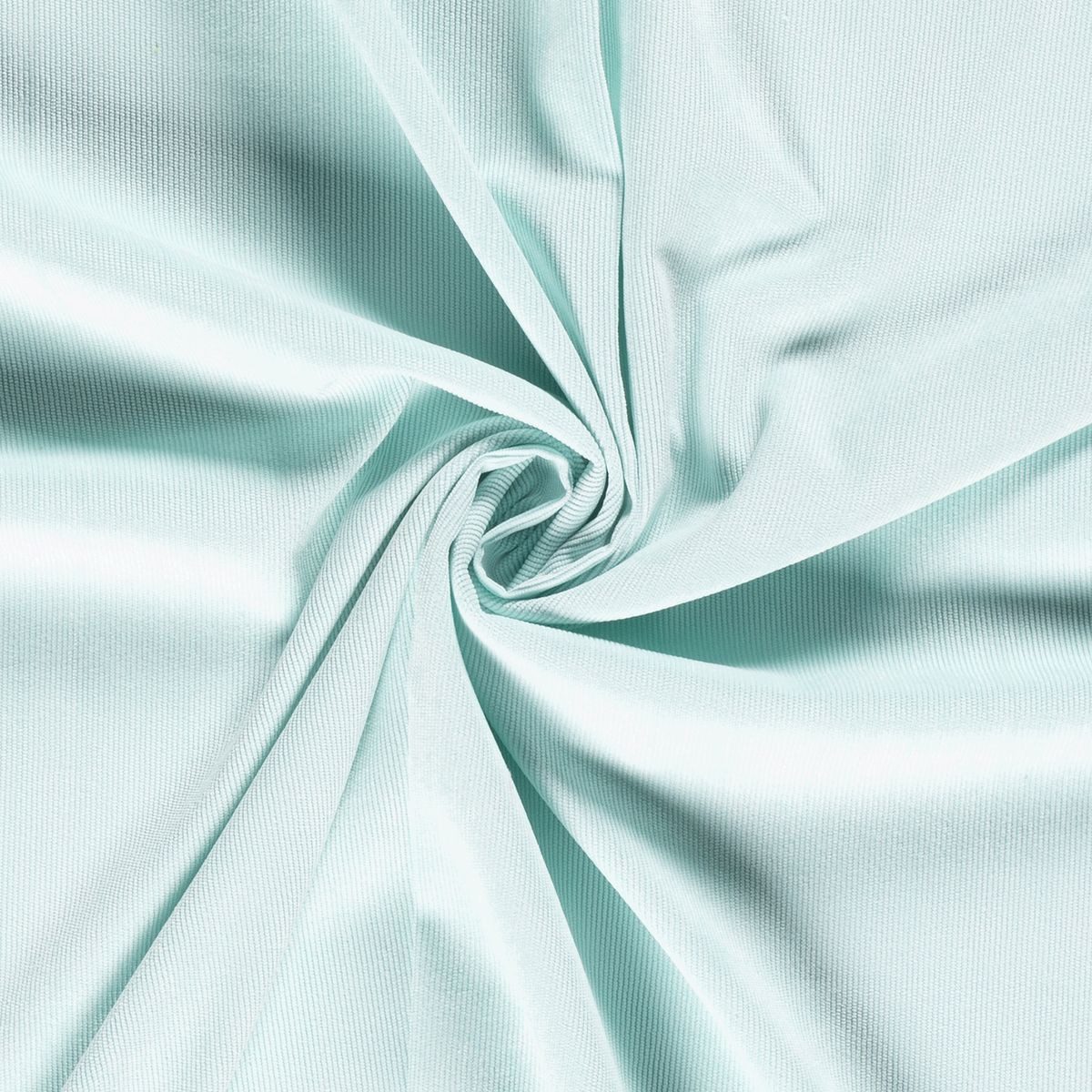SCHÖNER LEBEN. Stoff Cord Stoff Meterware Stretch Feincord 21W hellblau 145cm, allergikergeeignet