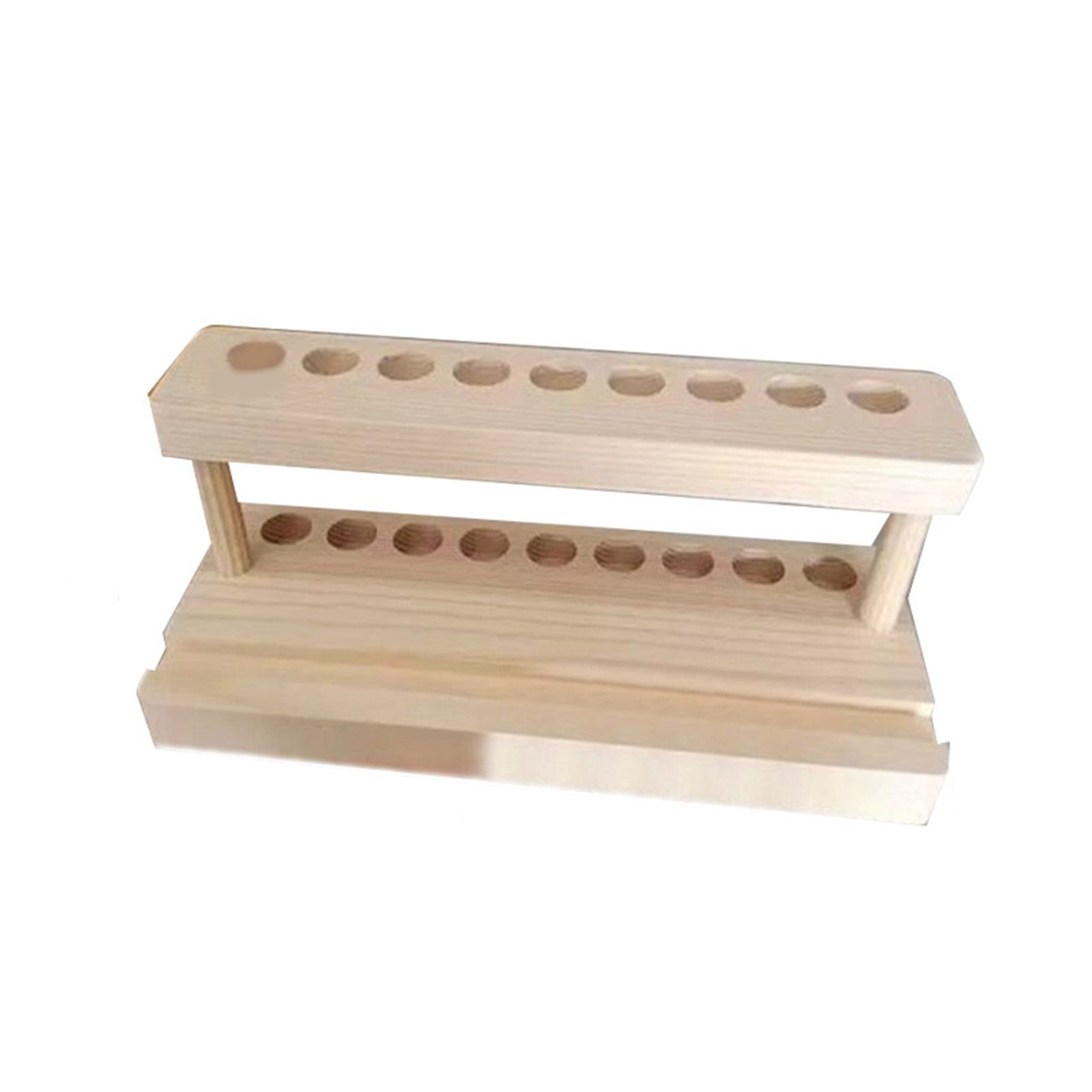 Jumpeak Handy-Halterung Handyhalterung & Stifthalter aus Holz,2in1,20x8x8cm,2 Farben, (bis 3.74 Zoll, Tablet Ständer für Schreibtisch,Büro & Zuhause,natürlich,stabil)