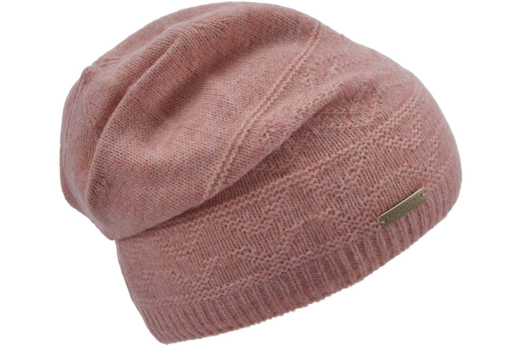 Seeberger Strickmütze Strick Headsock und Jacquard Muster 19698-0 günstig online kaufen