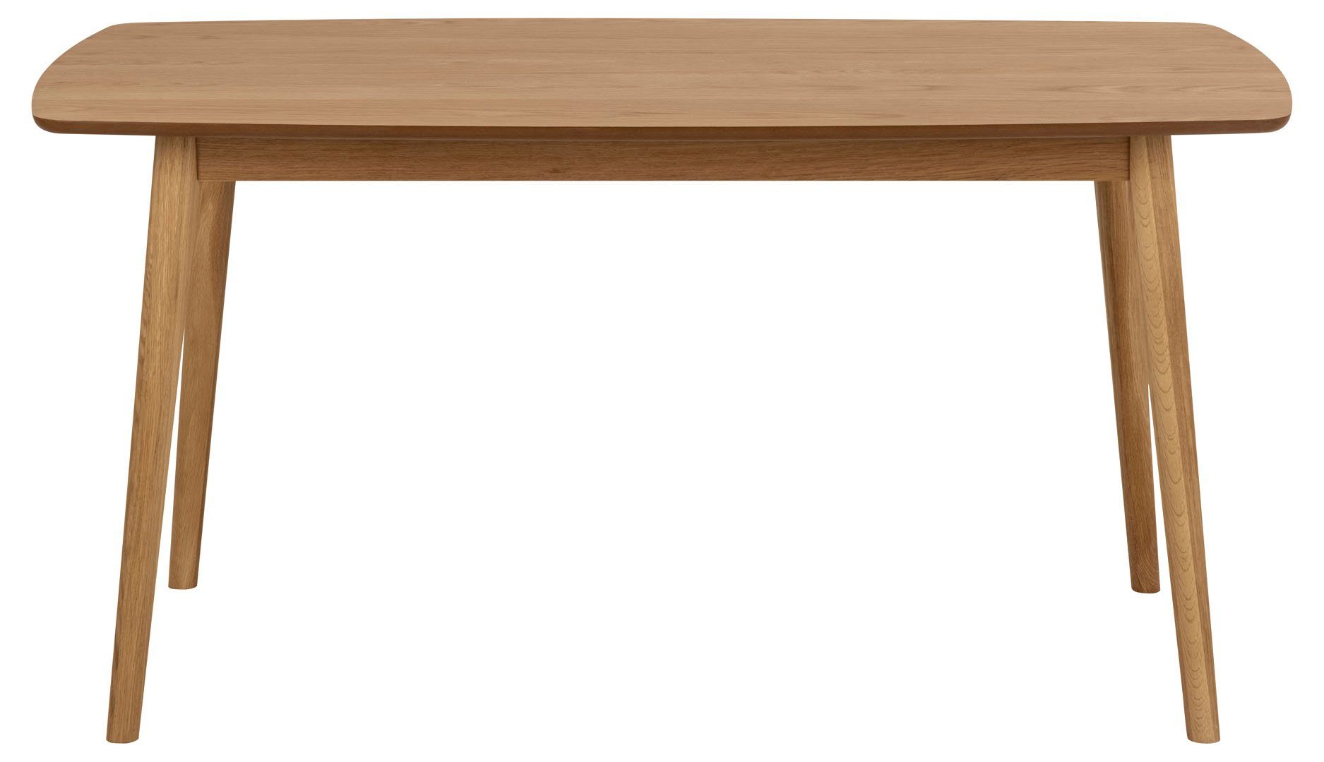 ebuy24 Esstisch Naila Esszimmertisch 80 x 150 cm Eiche Dekor gelau (1-St)
