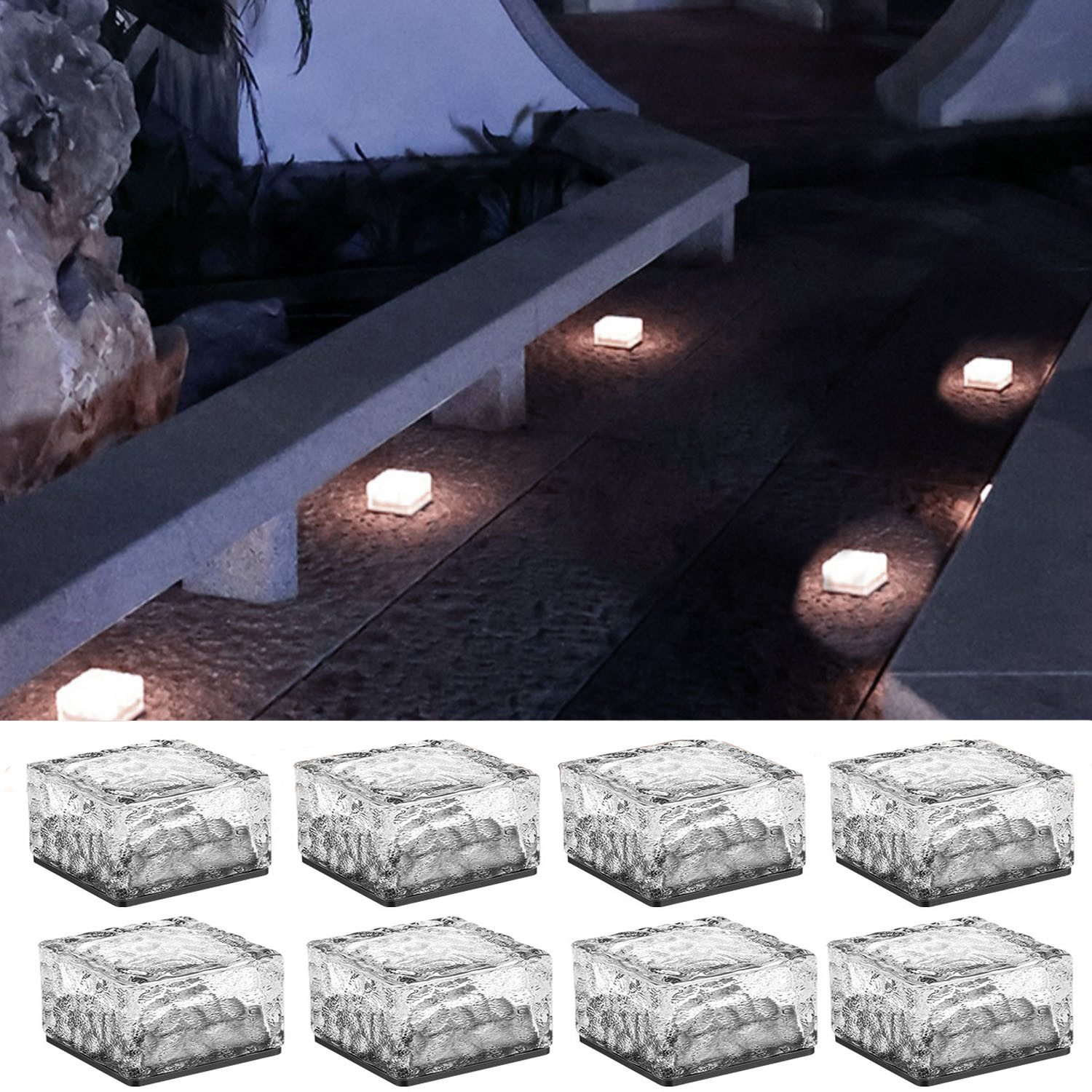 oyajia LED Solarleuchte 4/8 Stück Solarleuchte günstig online kaufen