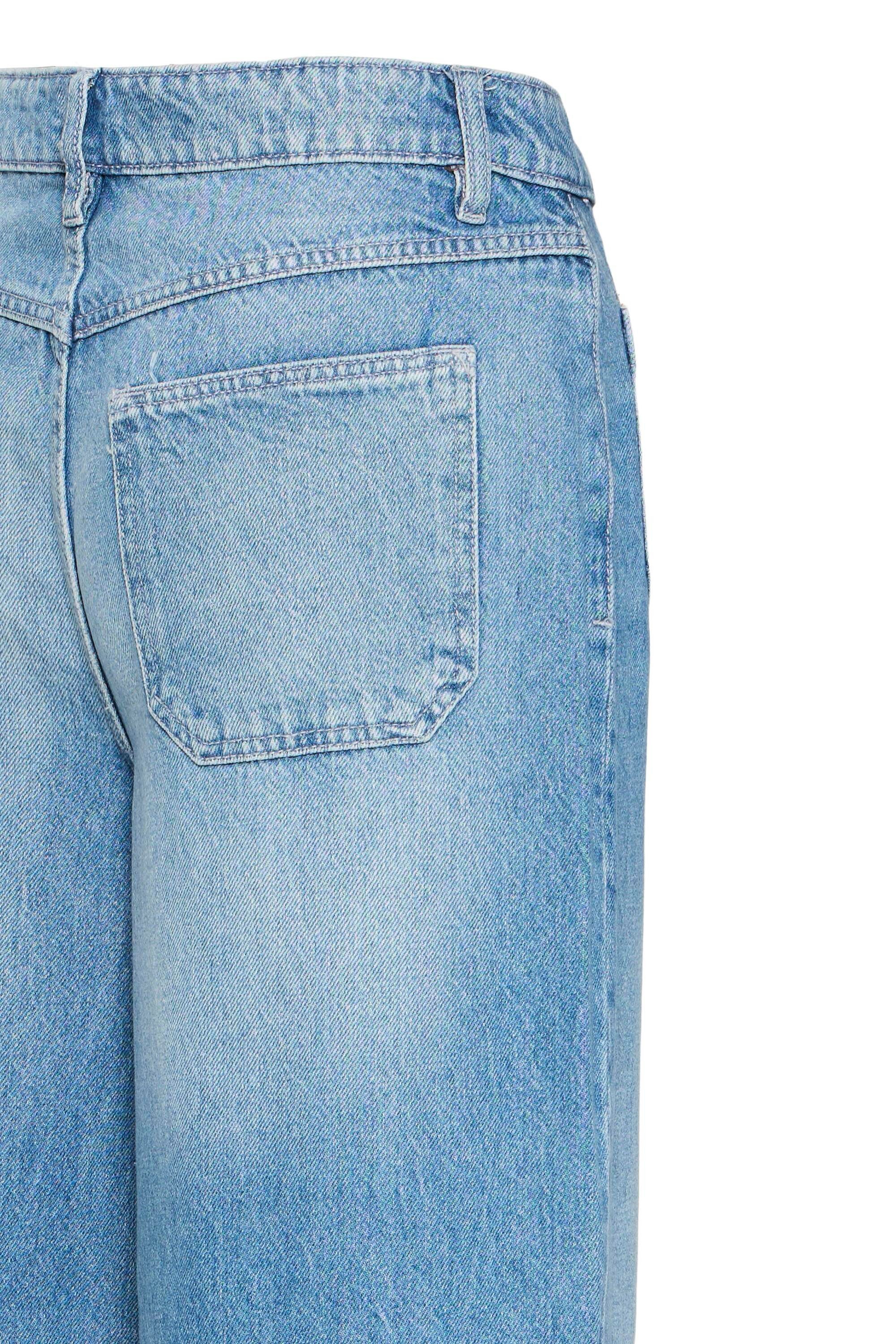 Light blue washed