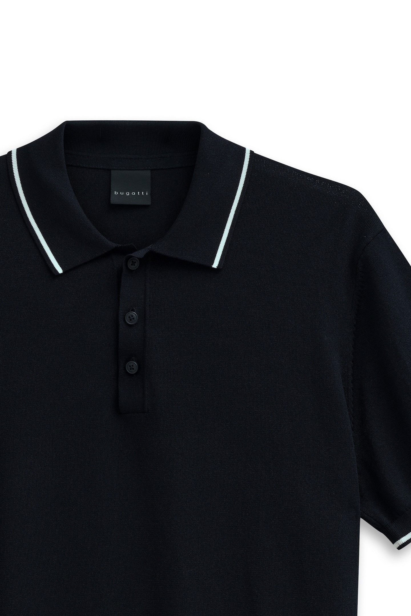 bugatti Poloshirt Regular Fit angenehm weich und zeitloses Design