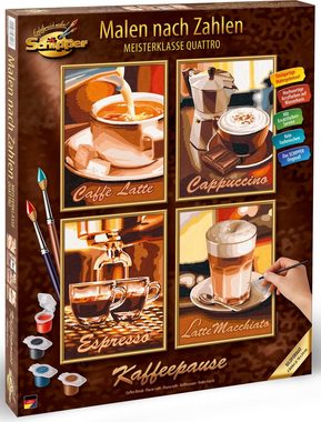 Schipper Malen nach Zahlen Meisterklasse Quattro - Kaffeepause, Made in Germany