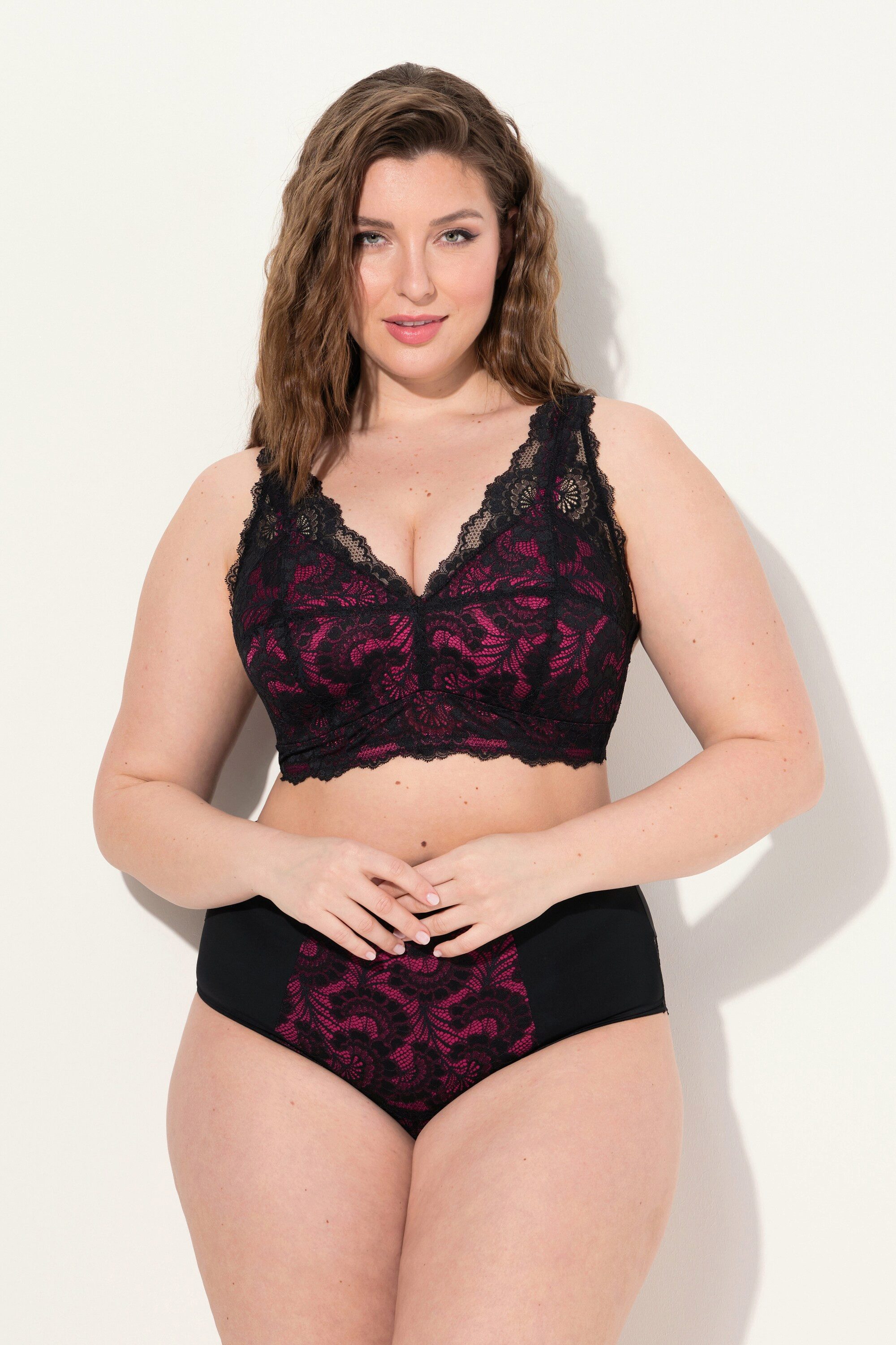 Ulla Popken Soft-BH TRUYOU Bralette Spitze Softschale ohne Bügel günstig online kaufen