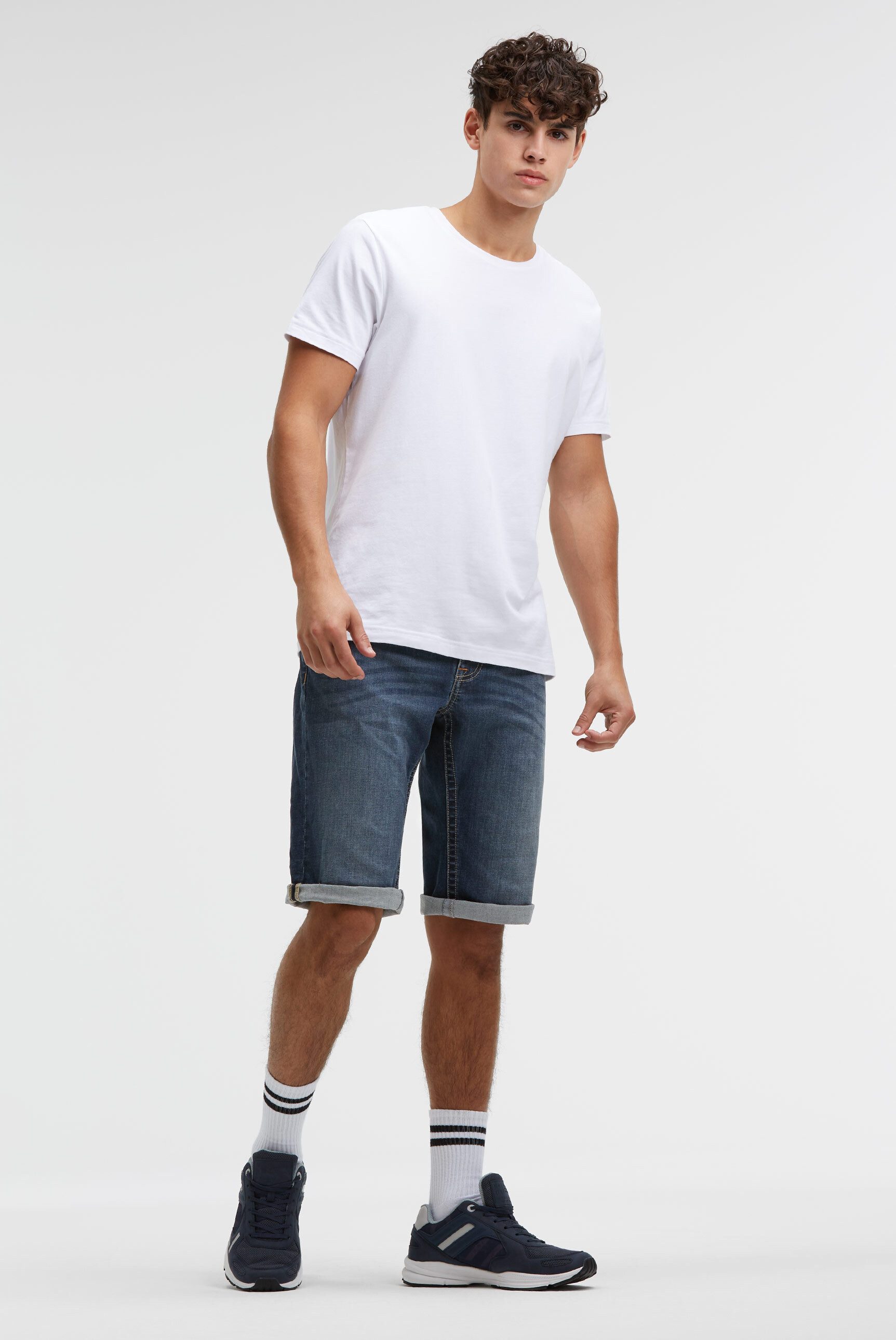 CAMP DAVID Jeansshorts mit Turn-Up Saum