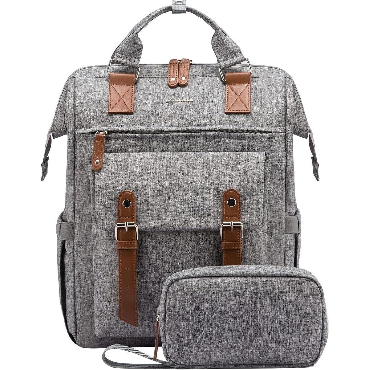 Laptoprucksack Rucksack Damen Groß 17 Zoll Laptoptasche Schulrucksack Mädchen