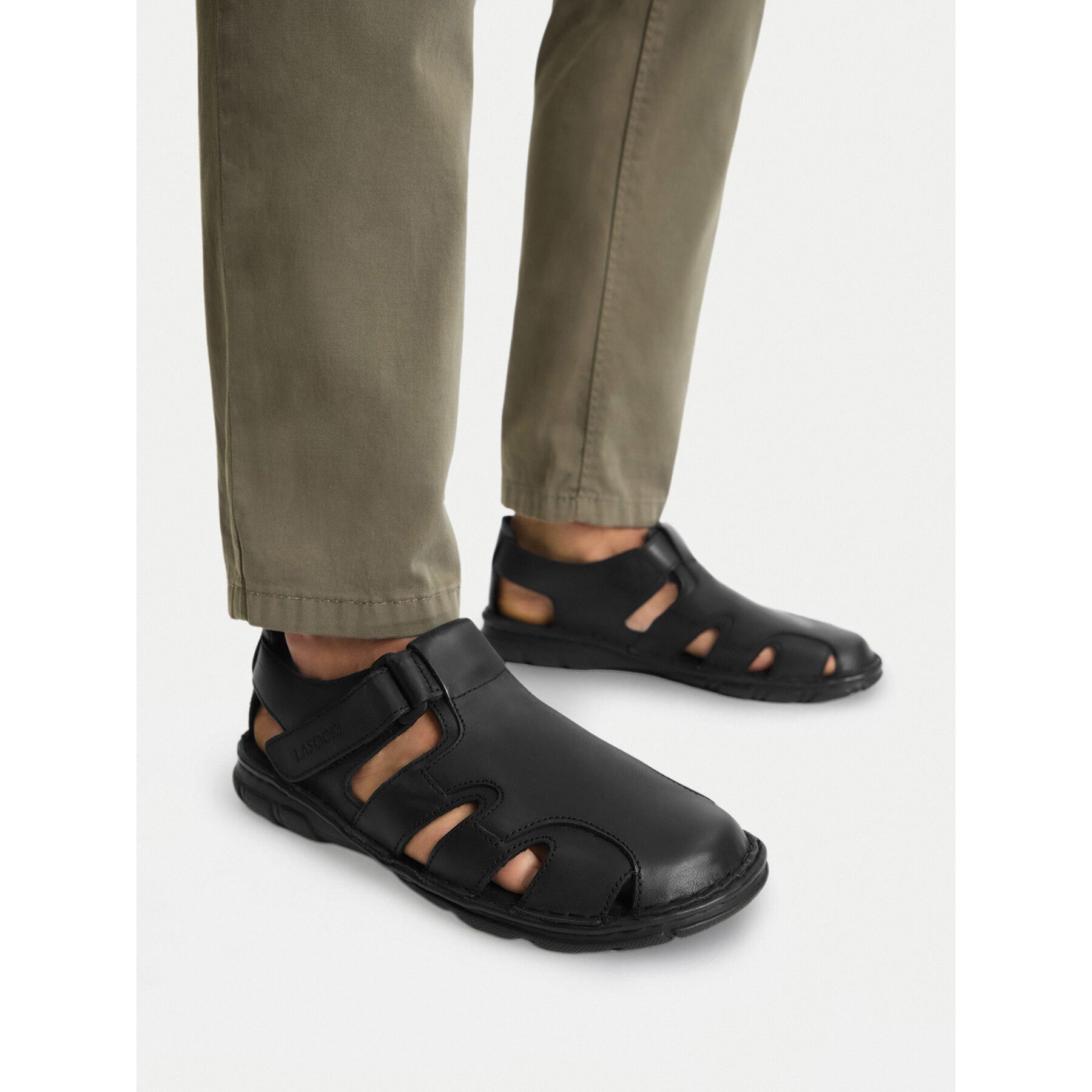 LASOCKI Lasocki Herren-Sandalen Schwarz Sandale