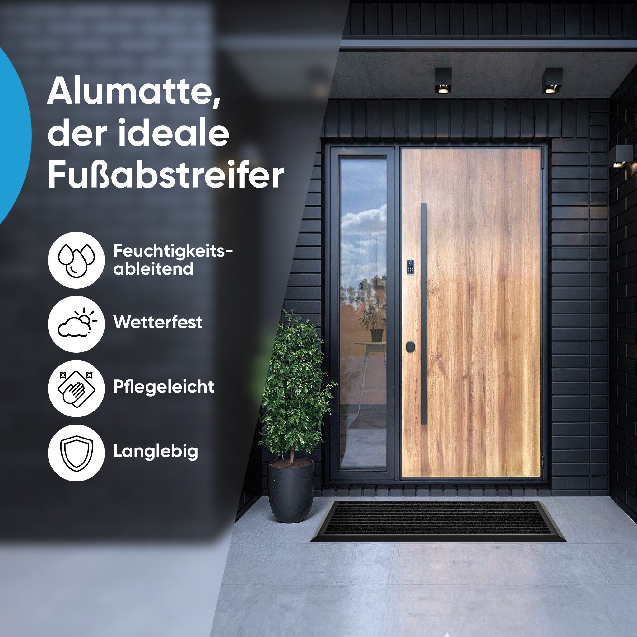 WEST & EAST Fußmatte Aluminum Fußabtreter günstig online kaufen