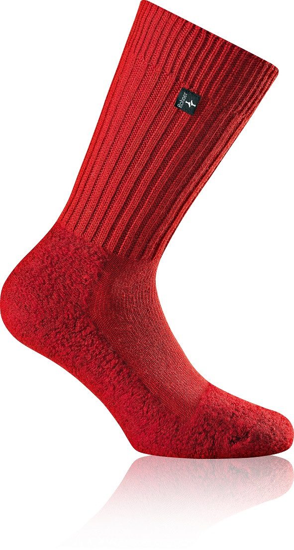 Rohner Socks Wandersocken Original (Schurwolle) rot - 1 Paar