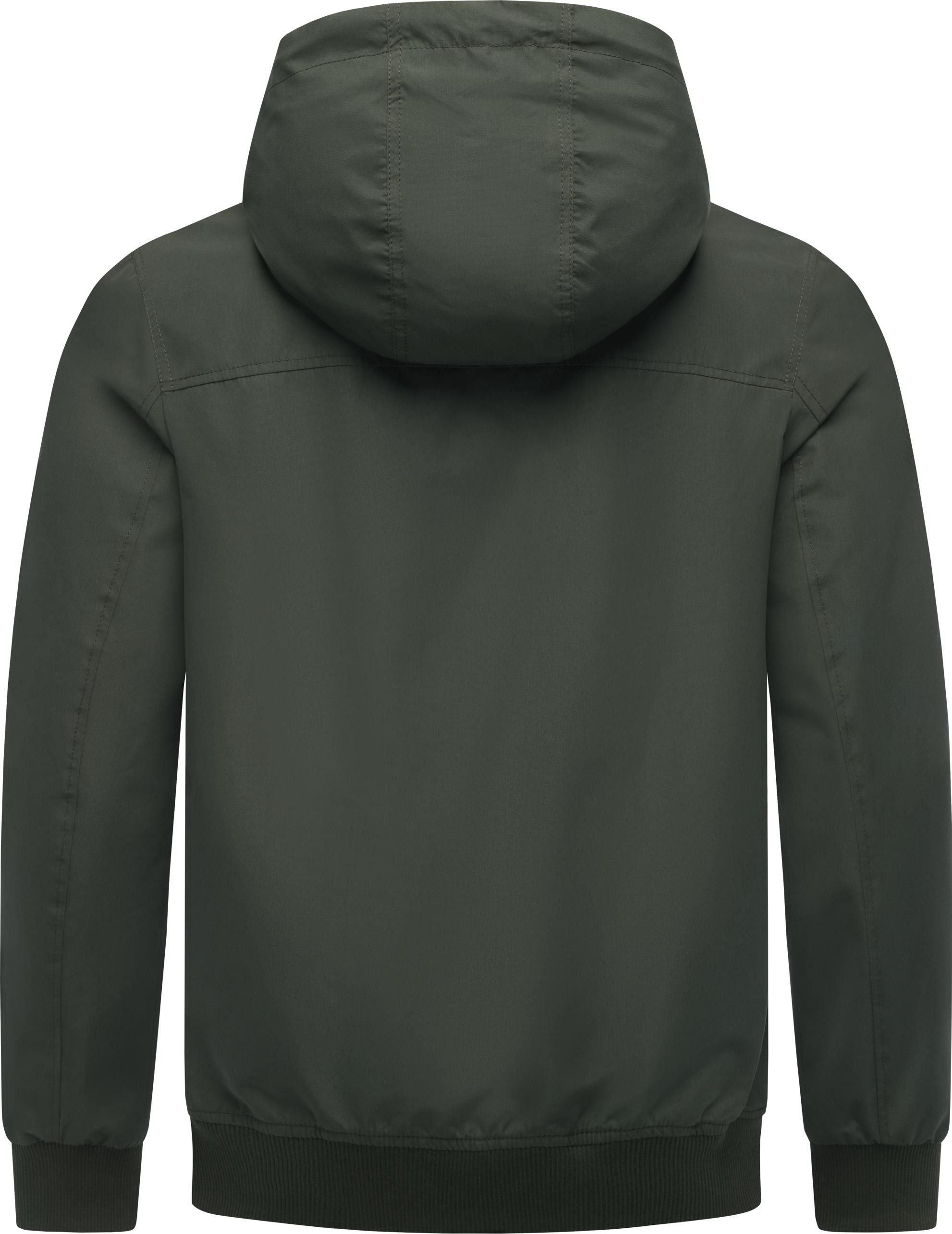 Ragwear Outdoorjacke Perci Stylische Herren Übergangsjacke mit großer Kapuze