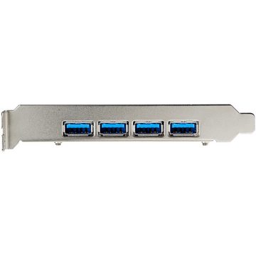 Startech.com STARTECH.COM 4-Port USB 3.2 Gen 2 PCIe Karte - USB-A SuperSpeed 10Gbit Netzwerk-Adapter