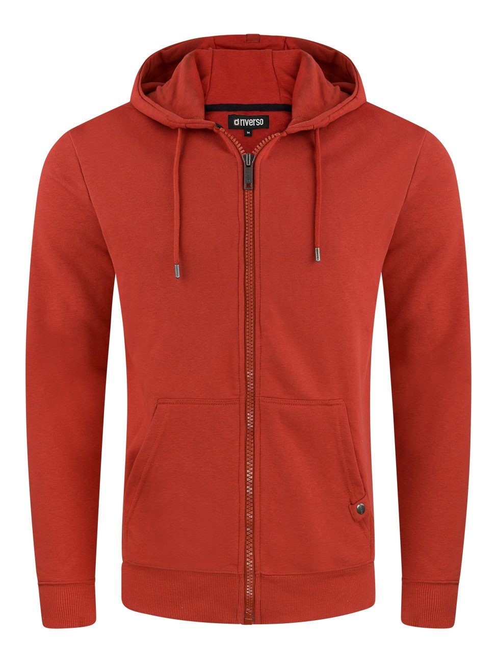 riverso Kapuzensweatjacke Herren Sweatjacke RIVNils Regular Fit Hoodie mit Kängurutasche