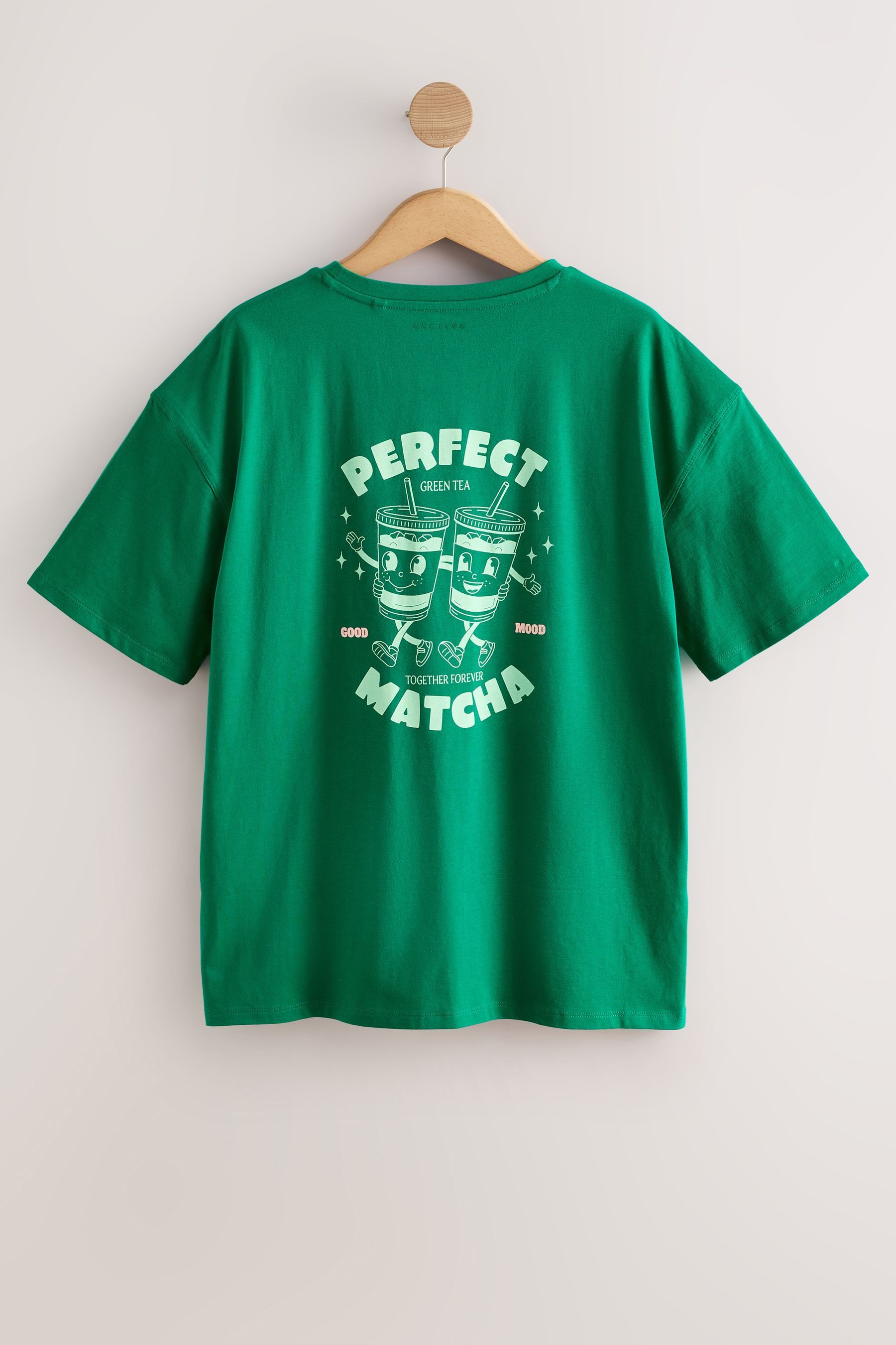 Next T-Shirt Oversized Fit T-Shirt mit Grafik aus Baumwolle (1-tlg) günstig online kaufen