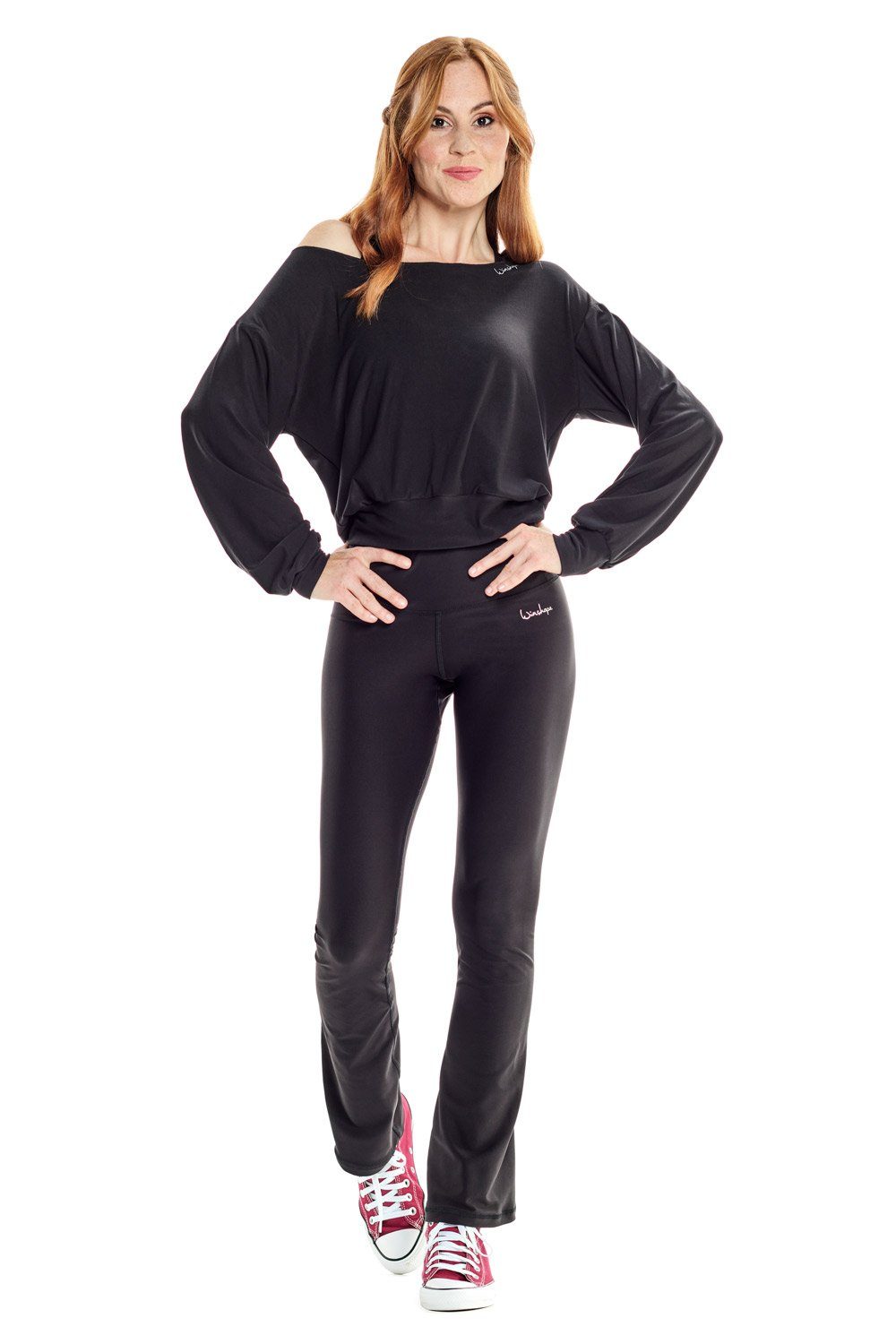 Longsleeve Functional Soft Light Winshape LS003LS and schwarz