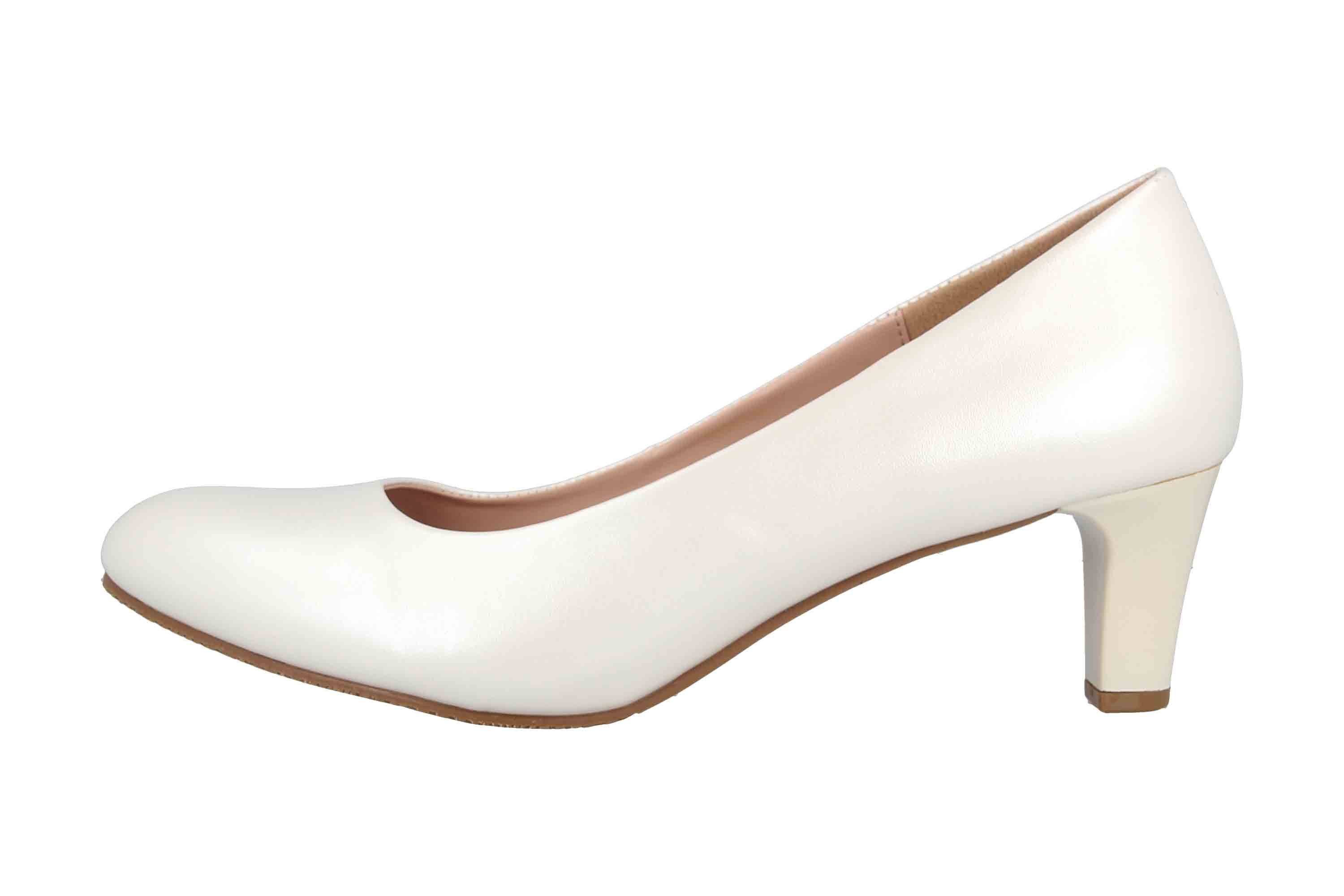 LadyPepp 2GY0211501 White Metallic PU Pumps