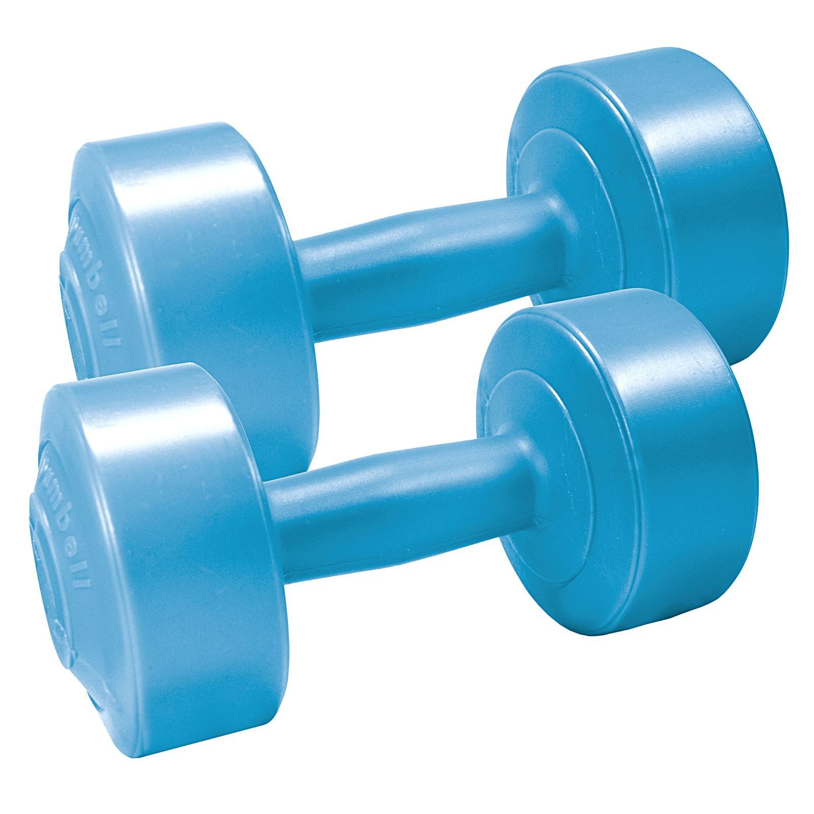 Best Sporting Kurzhantel Gymnastik Hantelset - 2 Hanteln mit je 2 kg, in Blau, Hantel-Set mit Kunststoffummantelung, somit schonend zum Boden