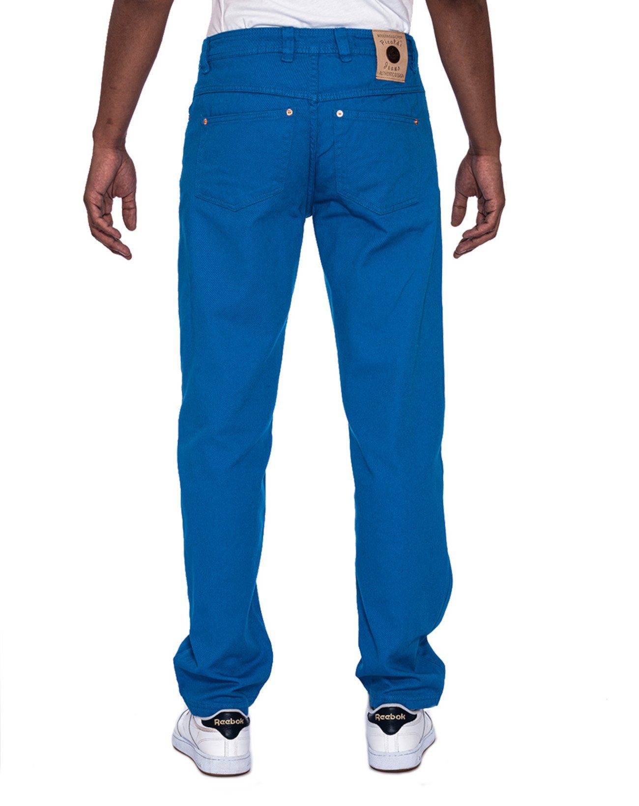Sommerhose, Gabardine Tapered-fit-Jeans Fit, Blue Relaxed Royal Jeans Loose 472 Freizeithose Fit, PICALDI Zicco