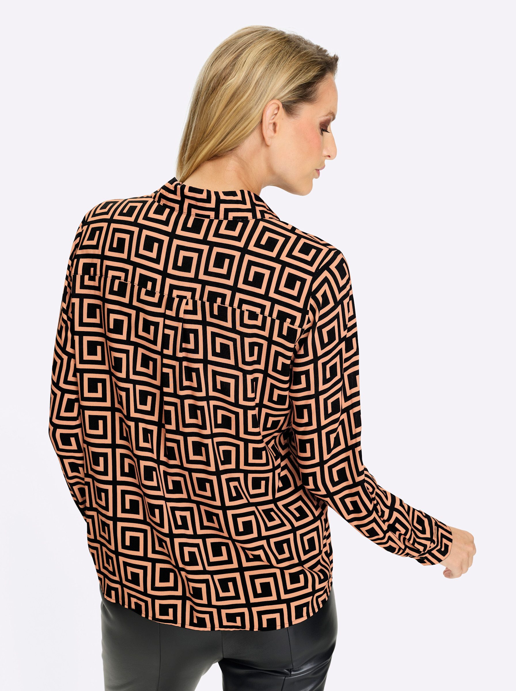 heine Klassische Bluse Druckbluse . günstig online kaufen