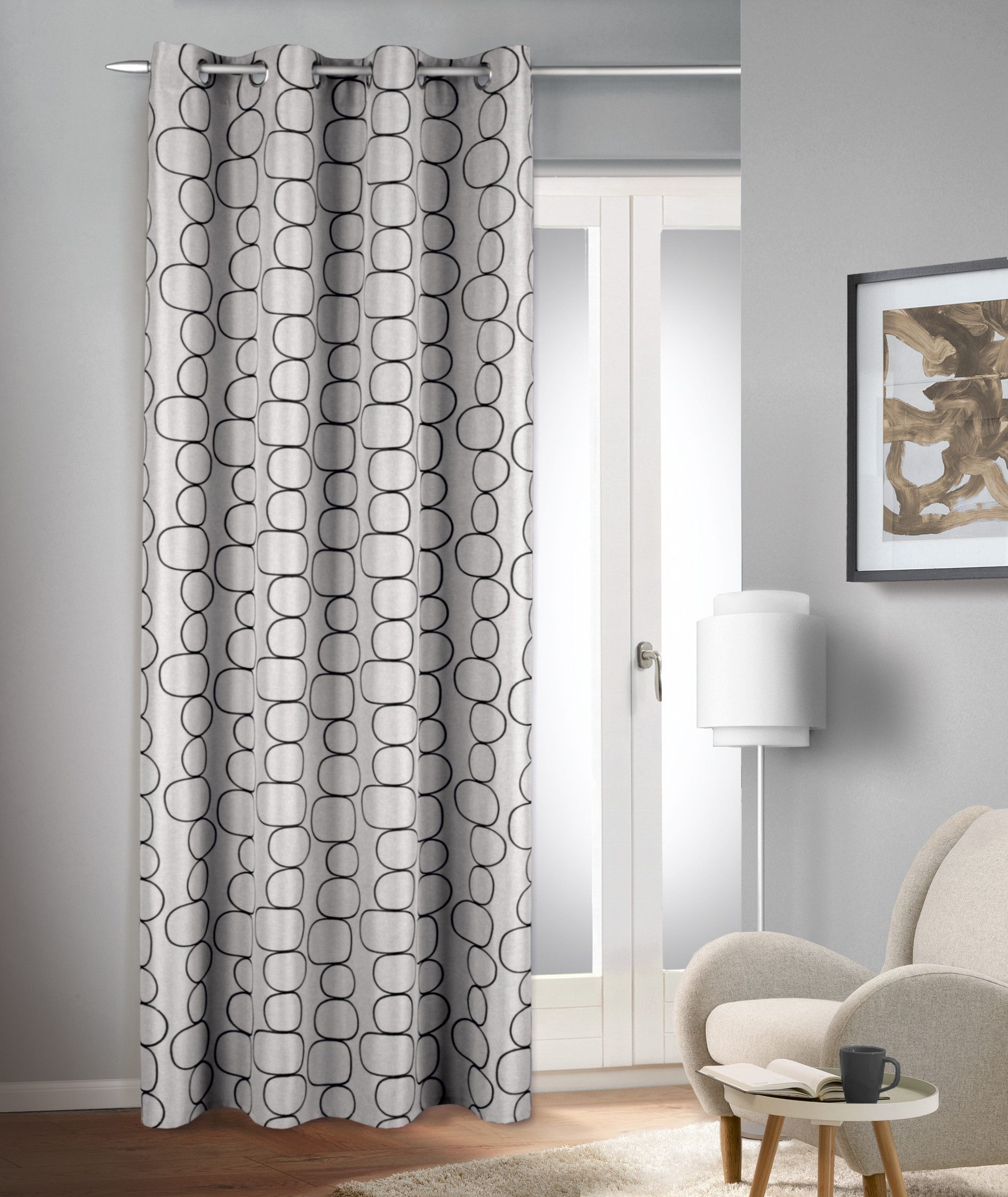 HOMING Vorhang Salma (1 St), Ösen, blickdicht, Fertigschal günstig online kaufen