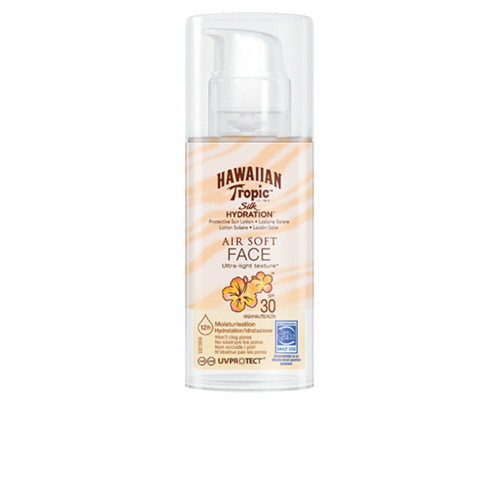 HAWAIIAN TROPIC Sonnenschutzpflege Silk Hidration Air Soft Face Sun Lotion Spf30 50ml mehr