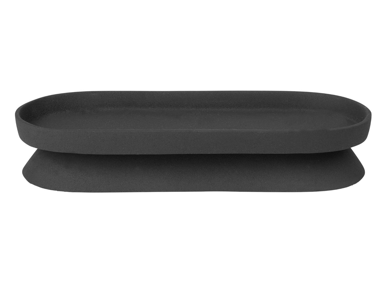 Broste Copenhagen Kerzenhalter Holger black Kerzenschale 31,5cm