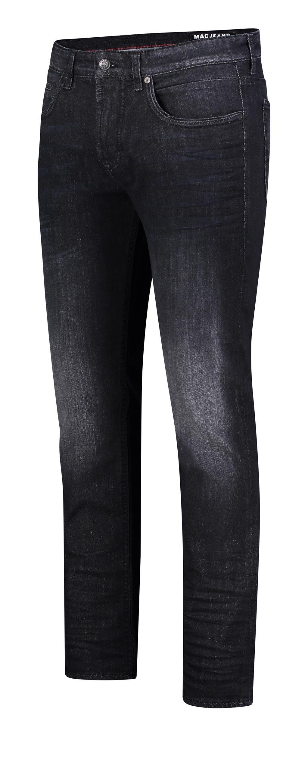 Perfekte Qualität, günstiger Preis! MAC 5-Pocket-Jeans MAC black DENIMFLEXX H878 ARNE used LEATHER - vintage 0516-00-1973L