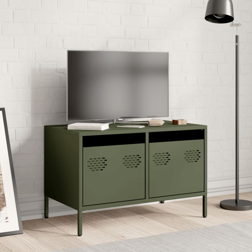 vidaXL TV-Schrank TV-Schrank Olivgrün 68x39x43,5 cm günstig online kaufen