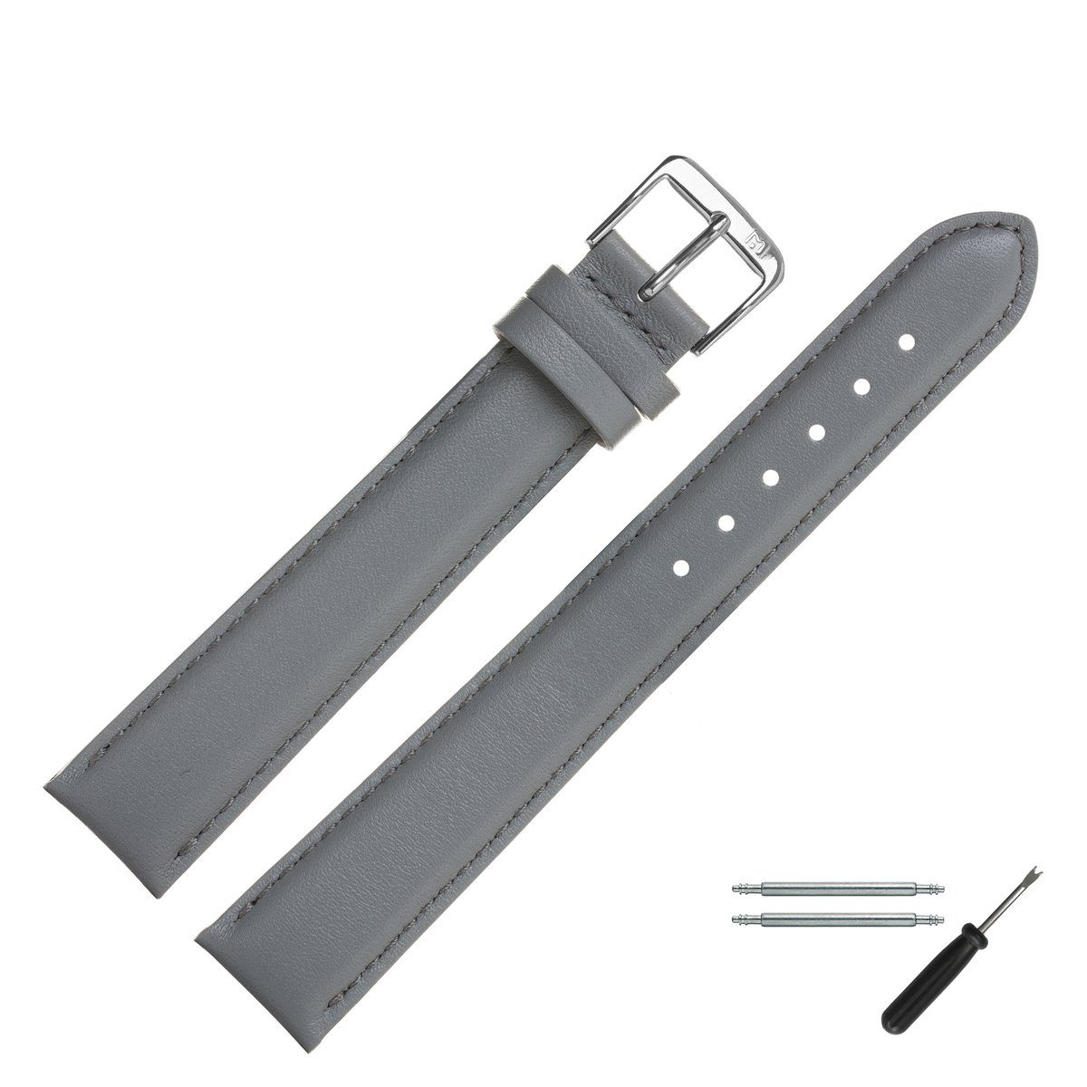 MARBURGER Uhrenarmband 18mm Leder XL Extra günstig online kaufen