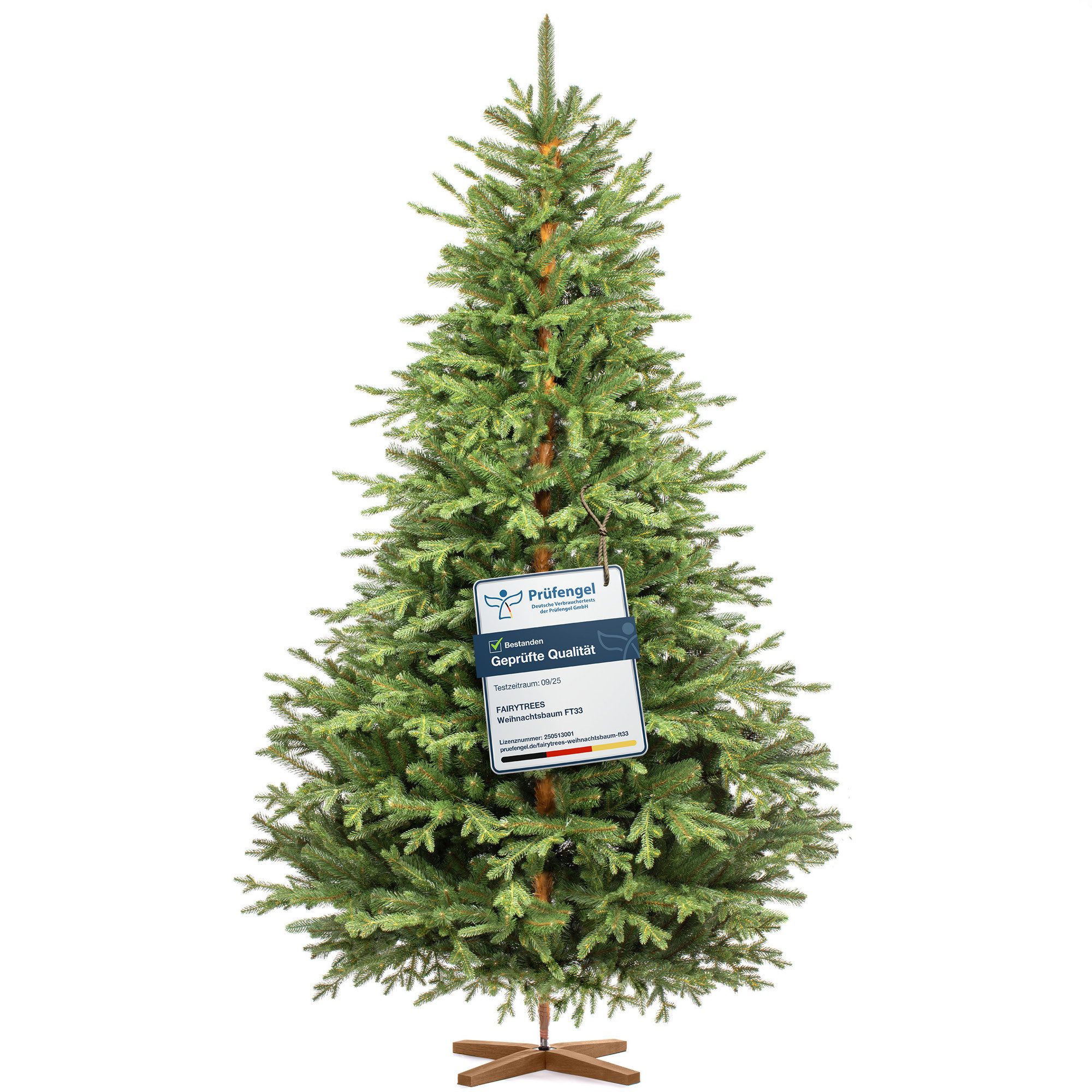 Fairytrees Künstlicher Weihnachtsbaum FT33, Alpentanne Premium, Alpentanne Premium